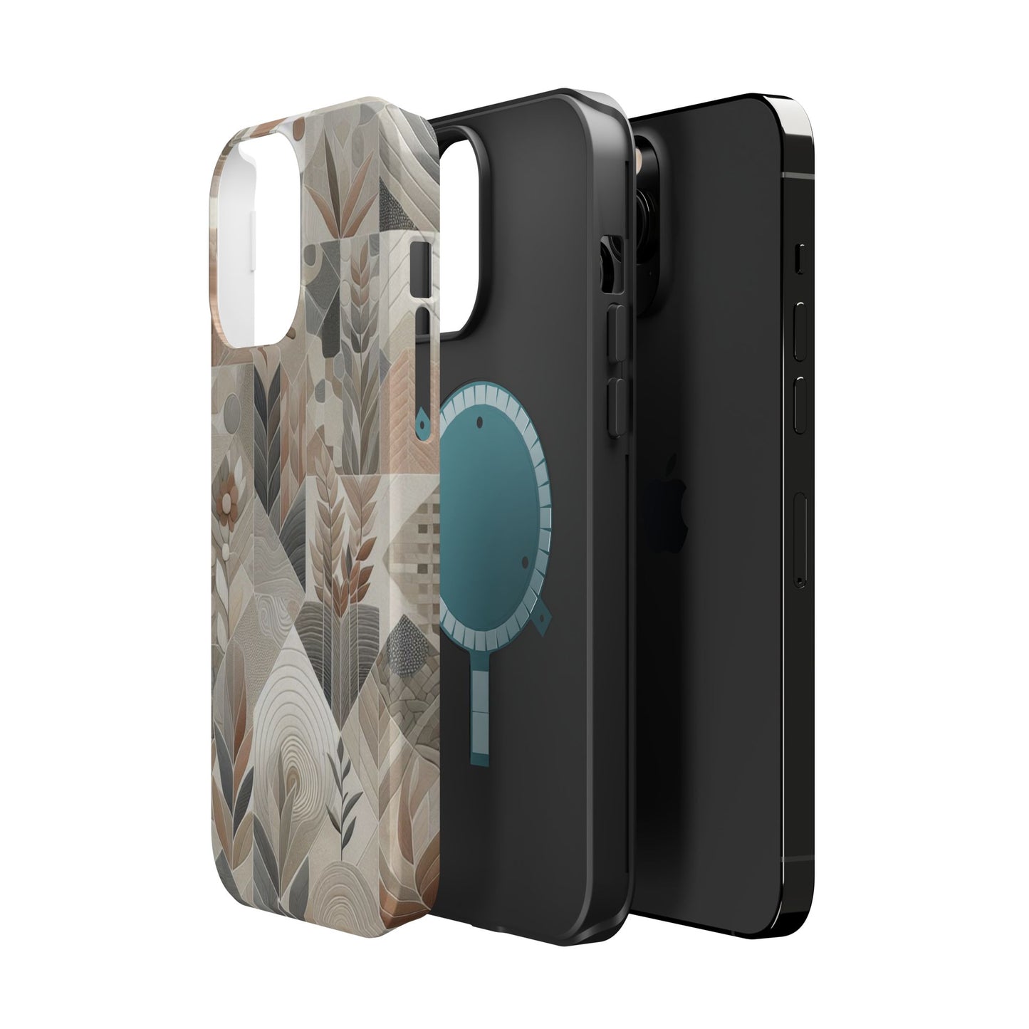 Boho Mosaic Phone Case Magnetic