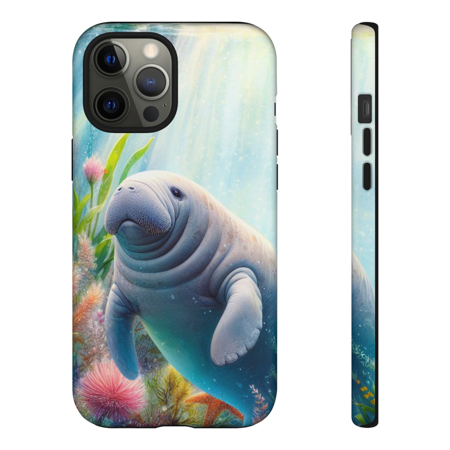 Manatee phone case protective