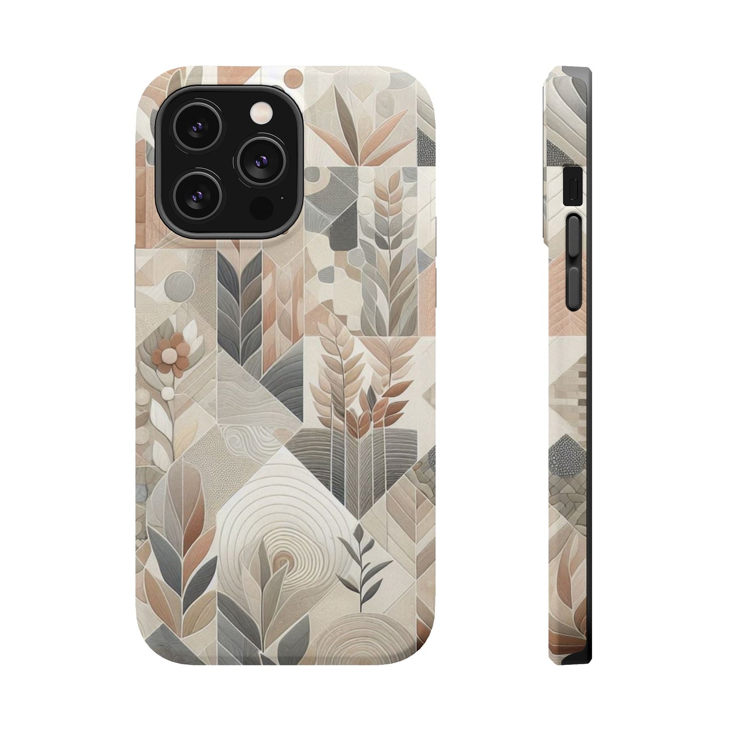Boho Mosaic Phone Case Magnetic