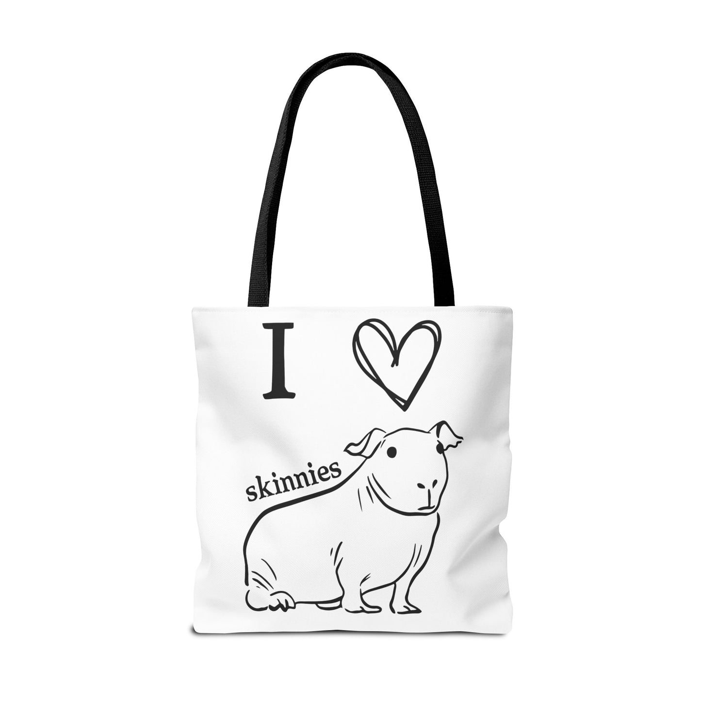 Skinny pig tote bag