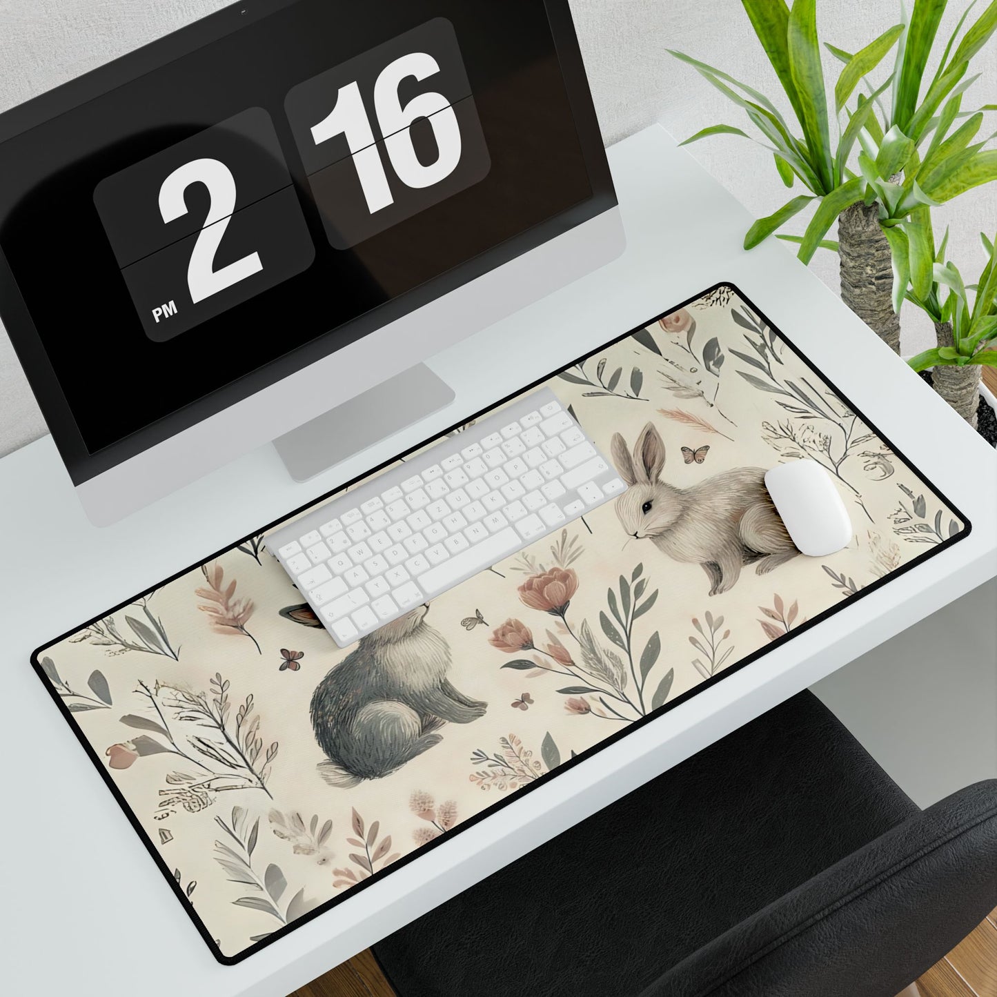 Cottagecore Deskmat Bunny Mousepad