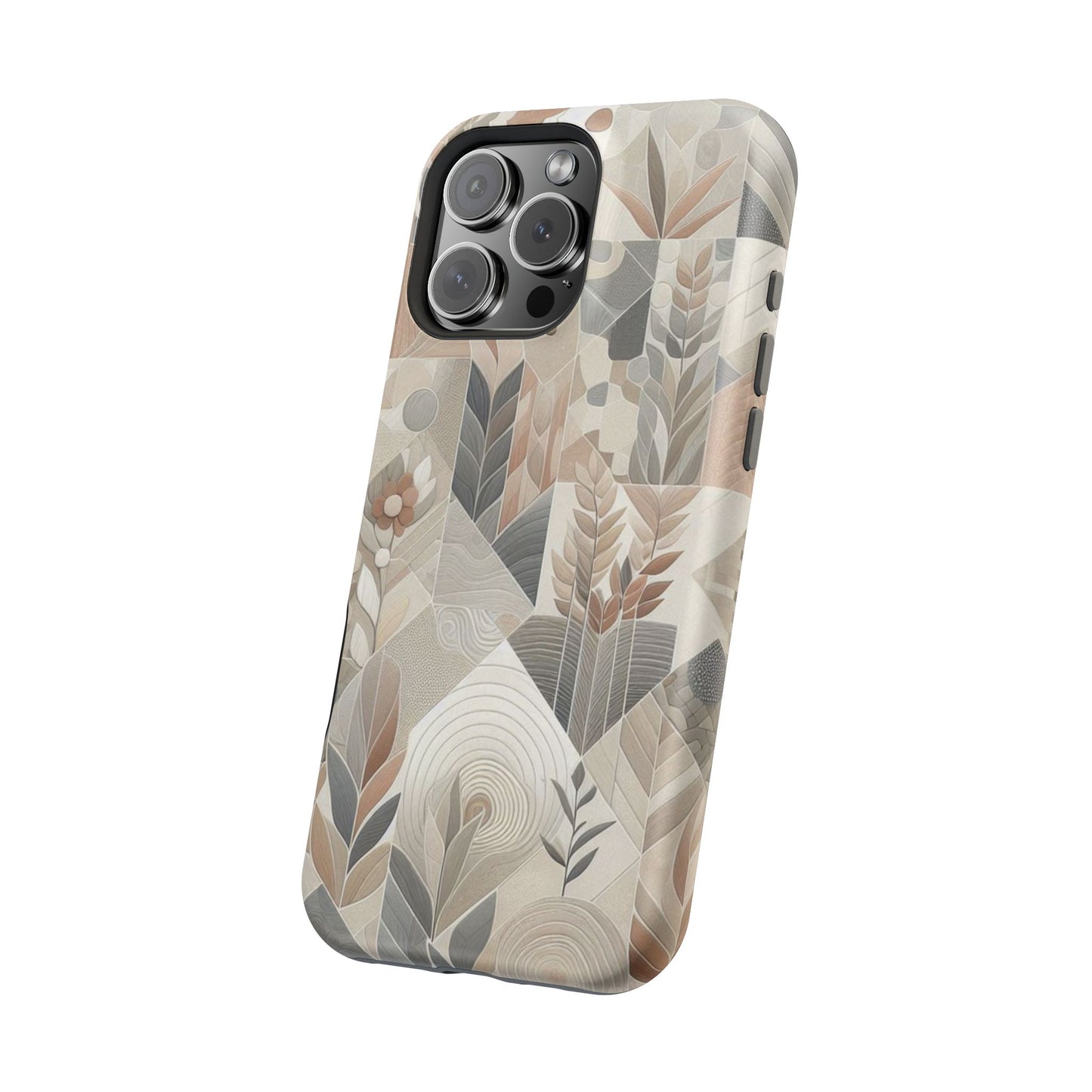 Boho Mosaic Phone Case Magnetic