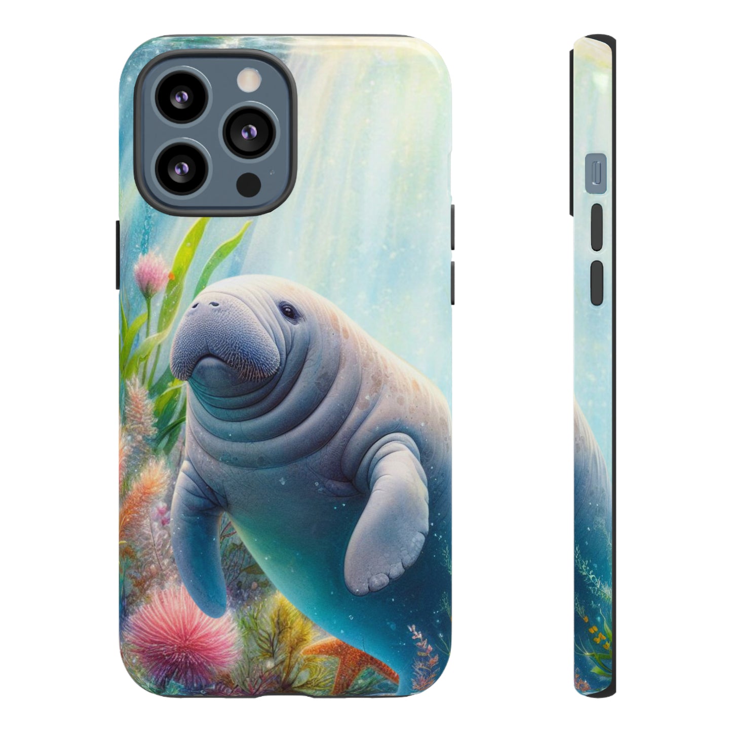 Manatee phone case protective