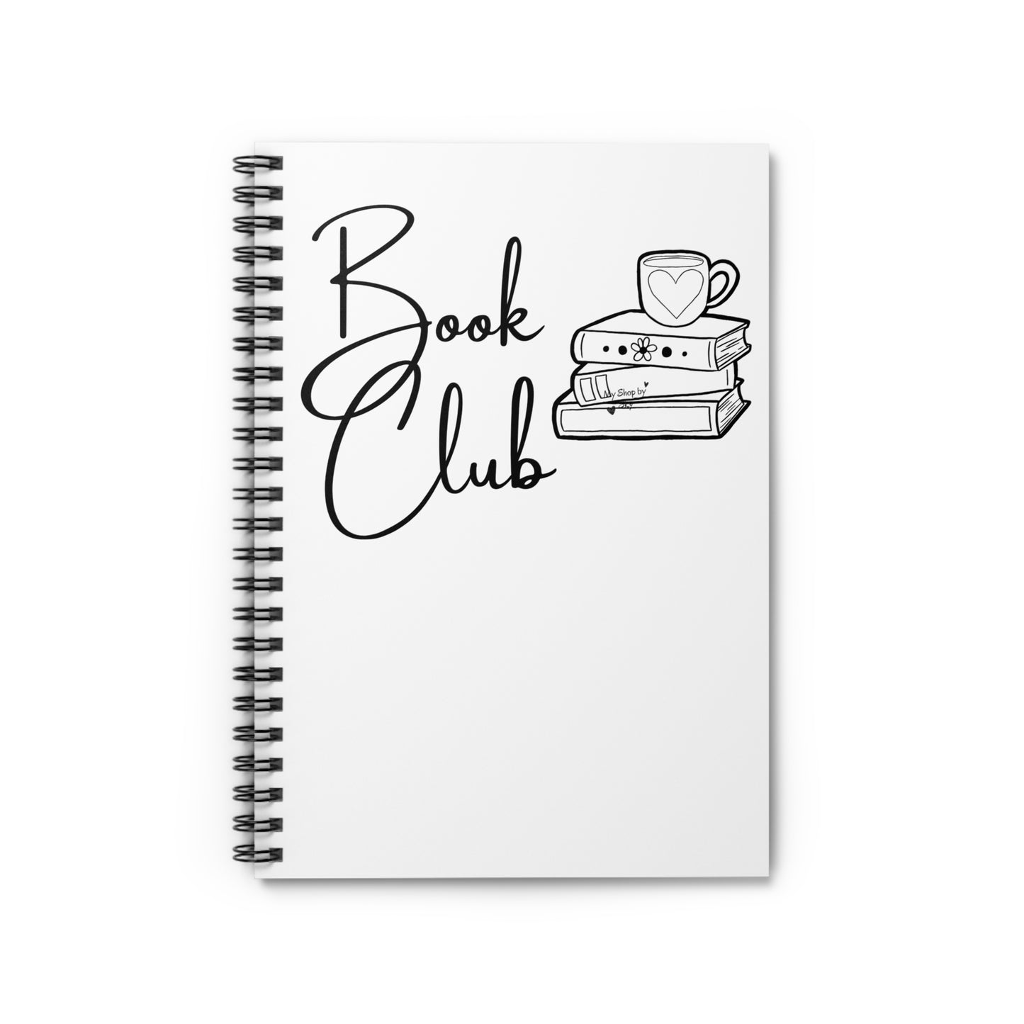 Book Club Spiral Notebook - Ruled Line