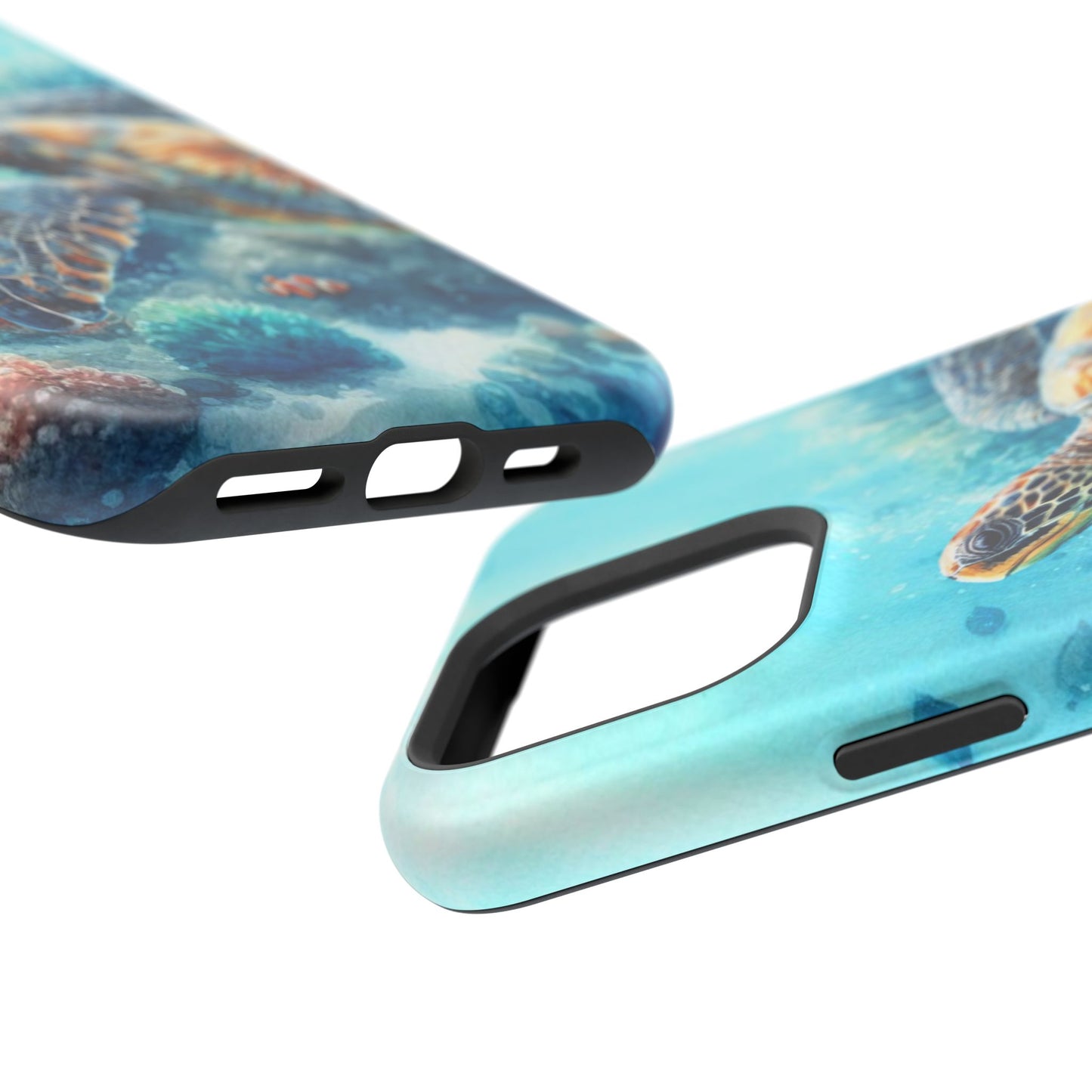 Impact Resistant Sea Turtle Phone Case Magnetic