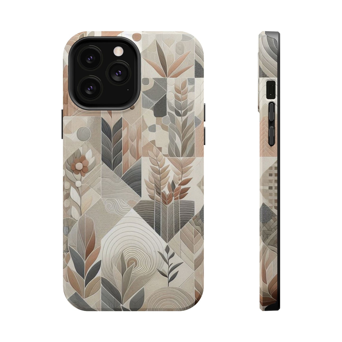 Boho Mosaic Phone Case Magnetic
