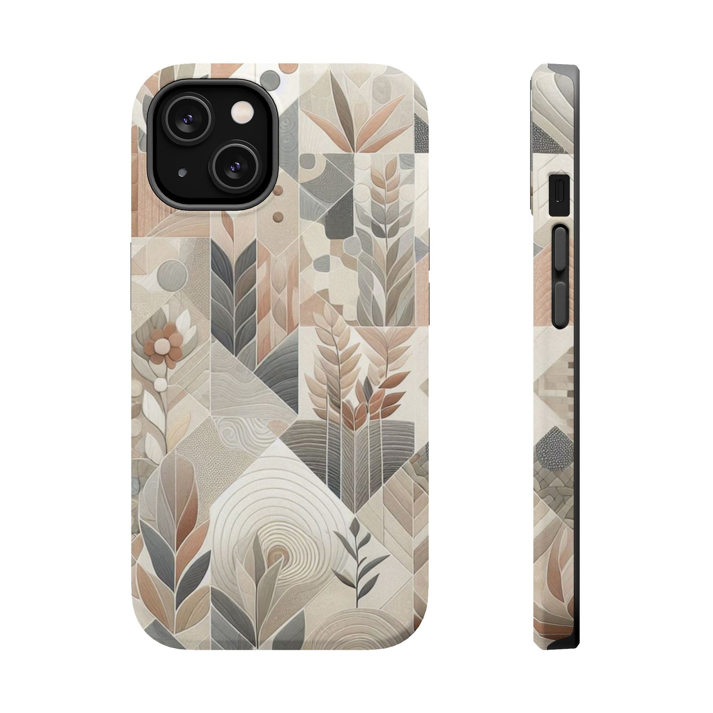 Boho Mosaic Phone Case Magnetic