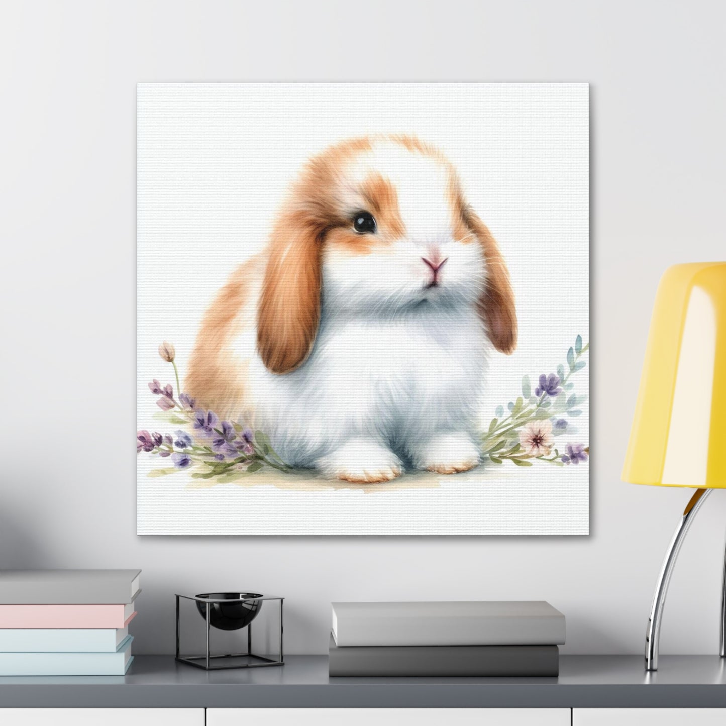 Lop bunny painting