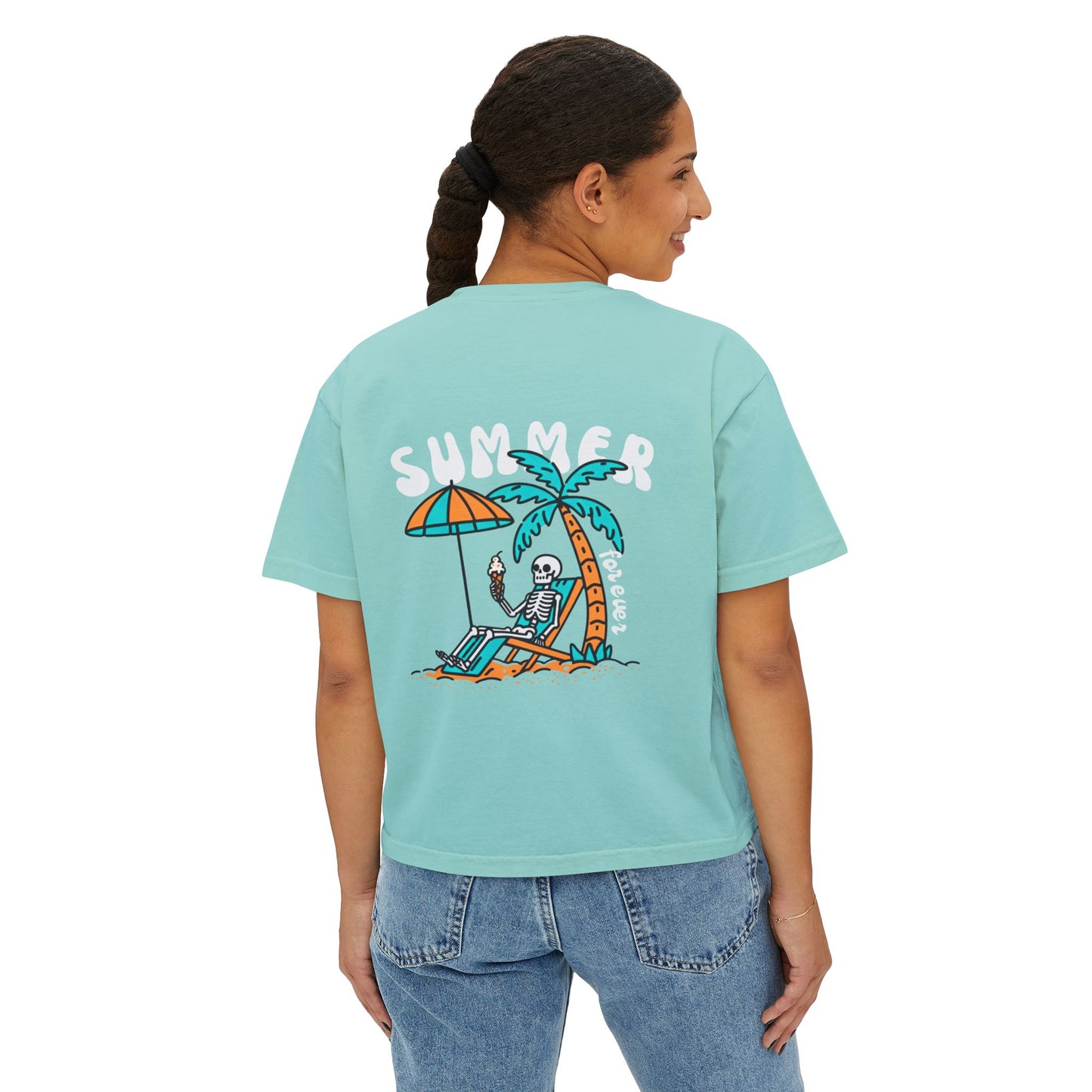 Summer Skeleton Women's Tee - Summerween Shirt