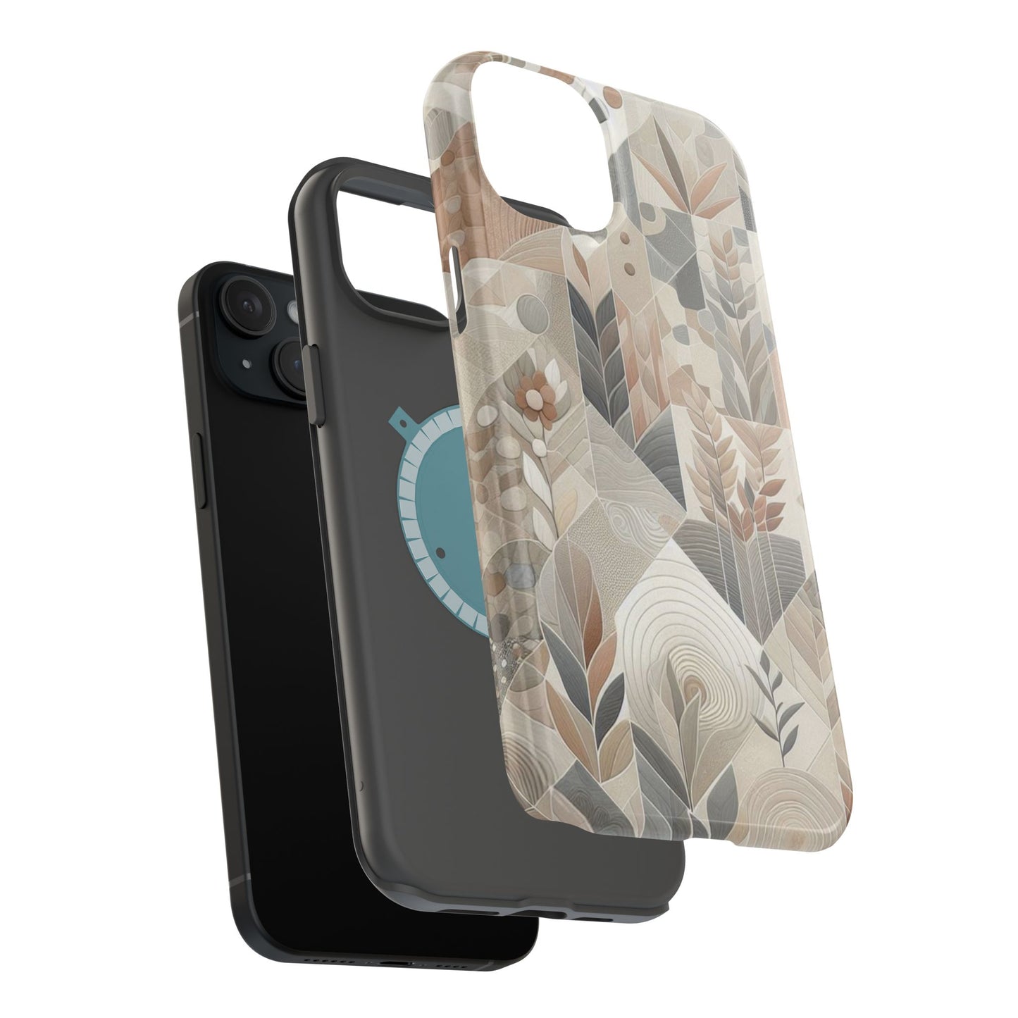 Boho Mosaic Phone Case Magnetic