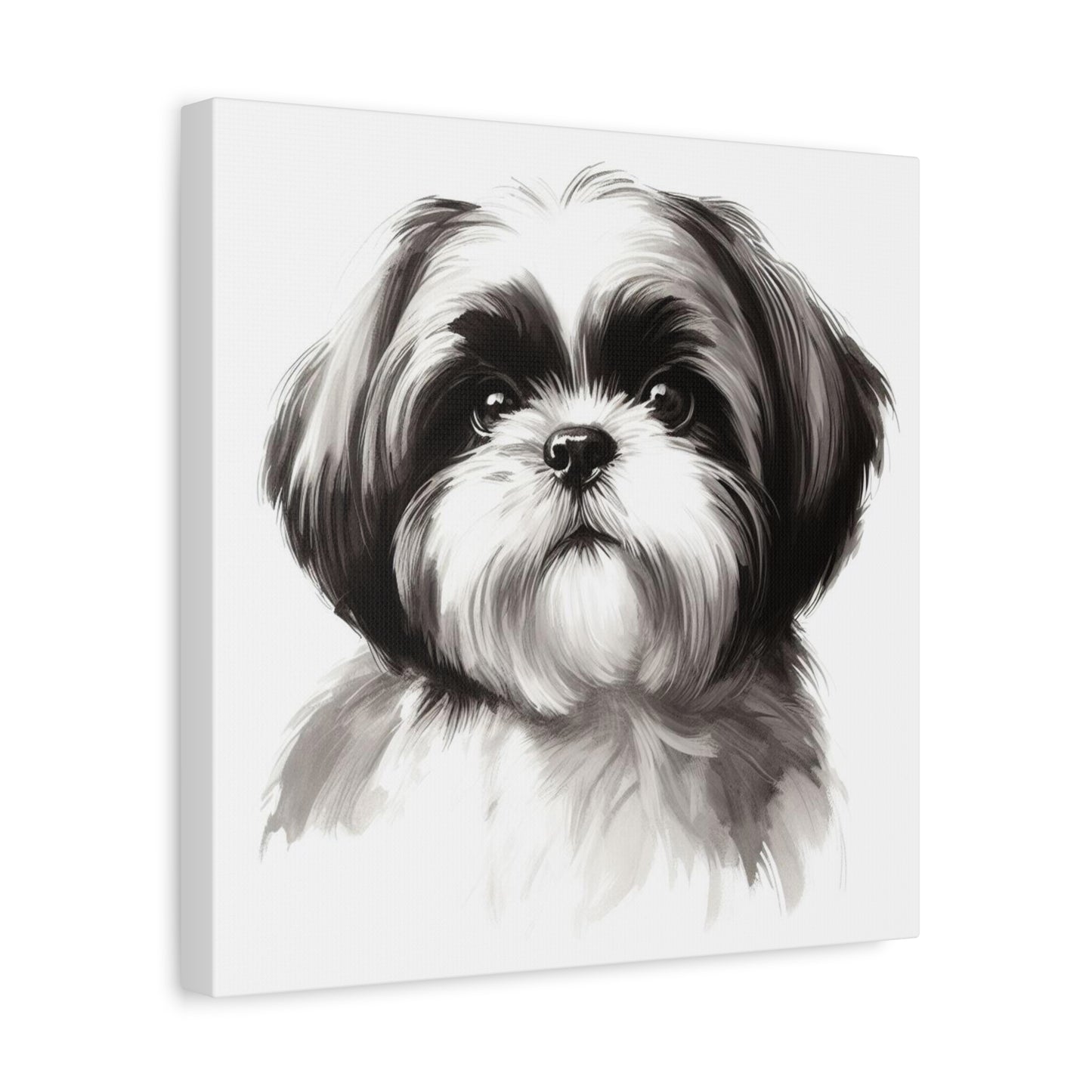 Shih tzu painting