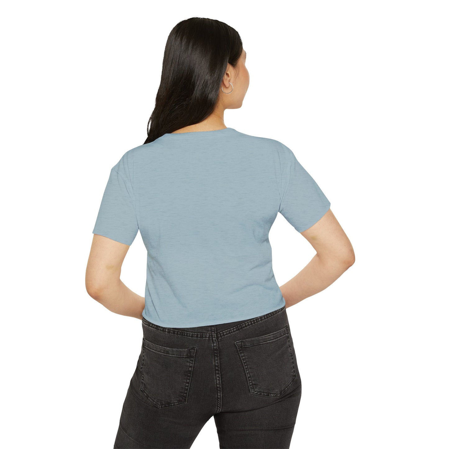 Gold Cropped Tee Women's