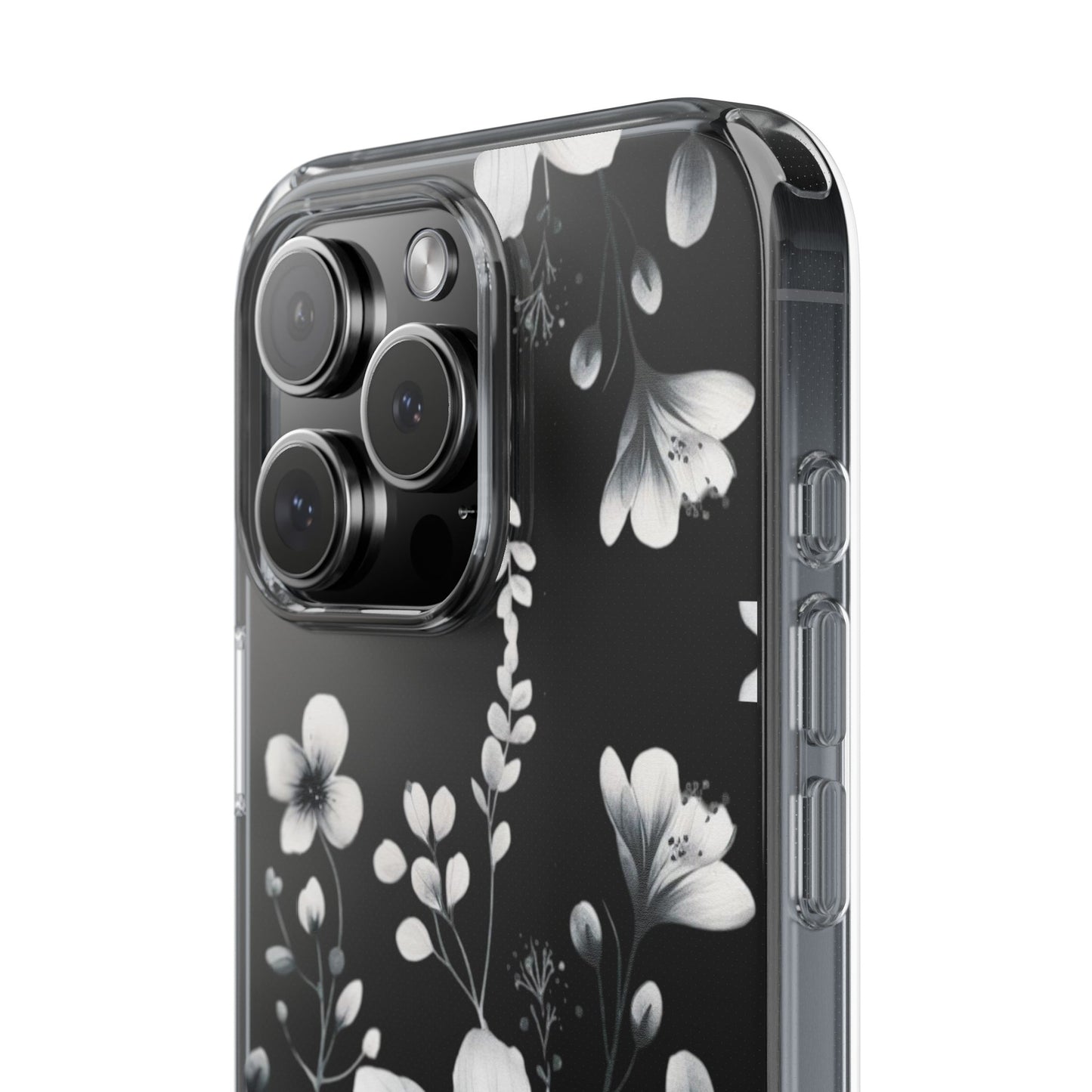 Clear Flower Phone Case