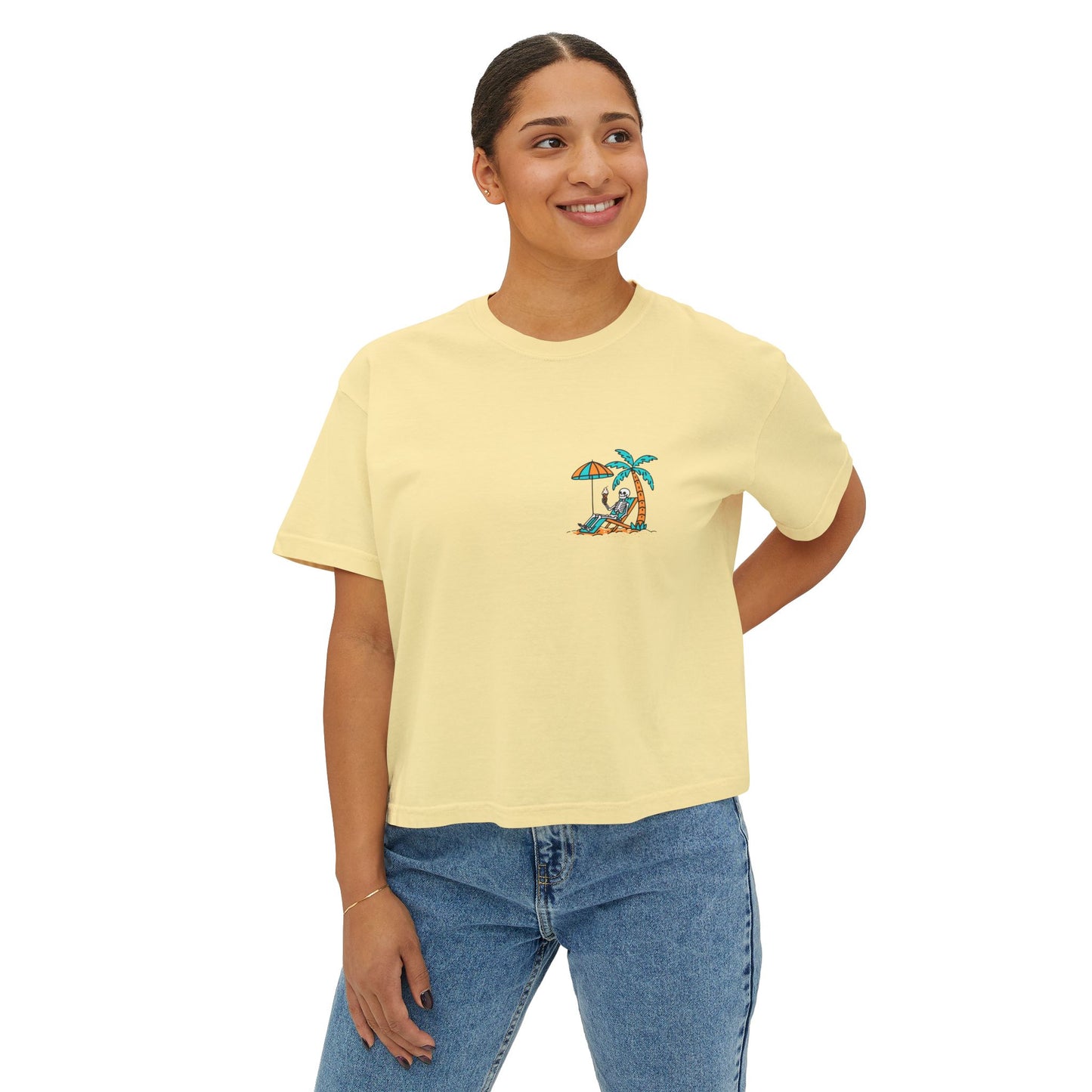 Summer Skeleton Women's Tee - Summerween Shirt