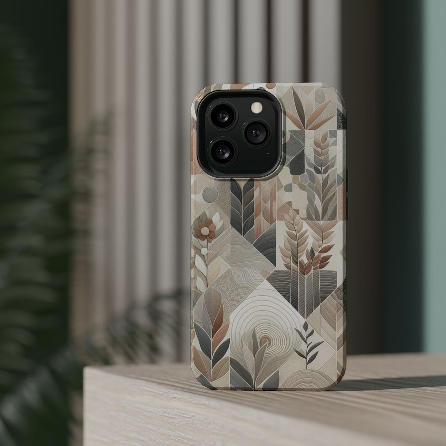 Boho Mosaic Phone Case Magnetic