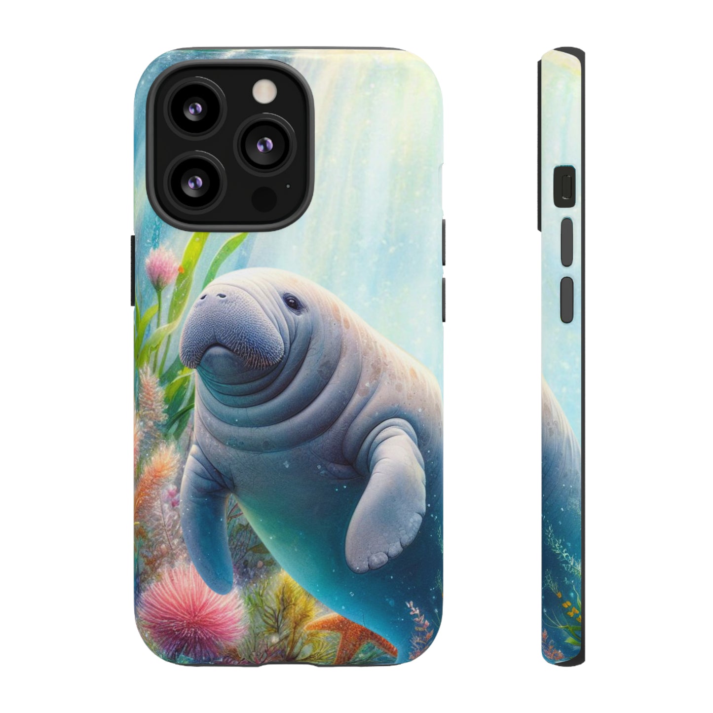 Manatee phone case protective