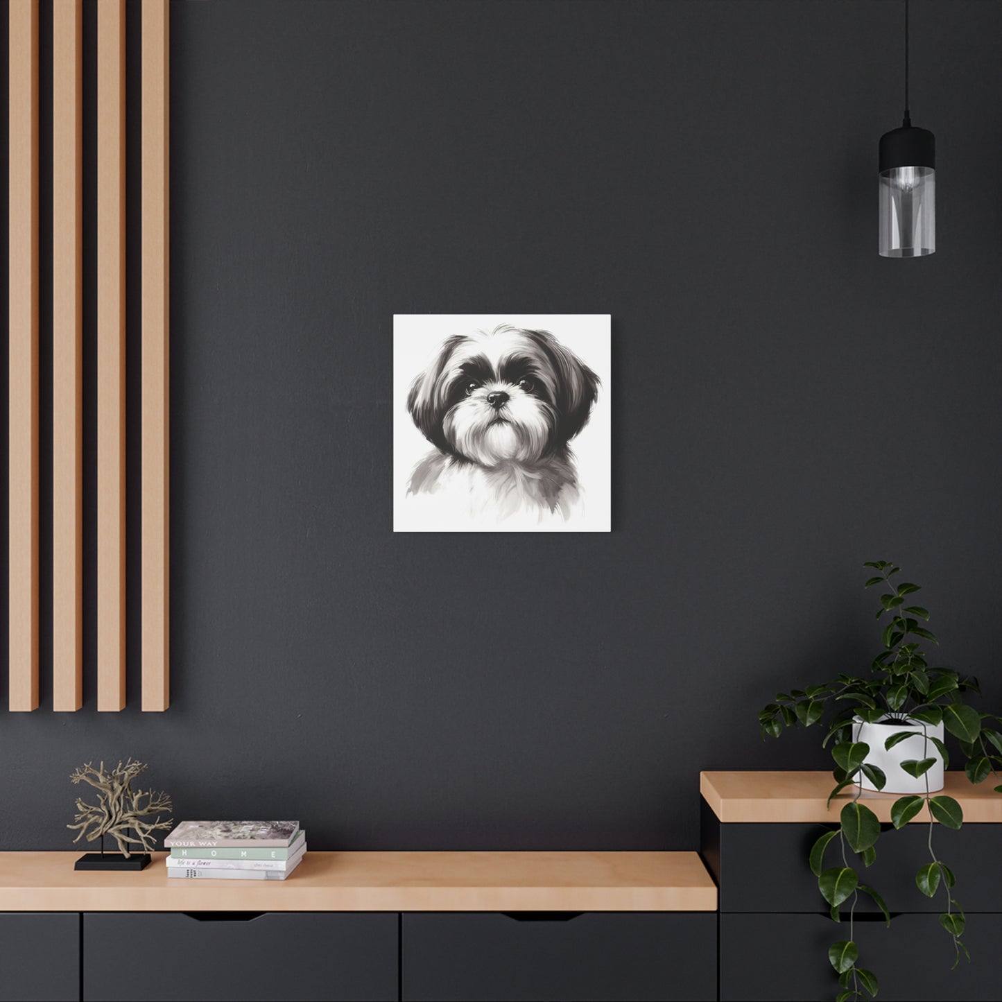 Shih tzu painting