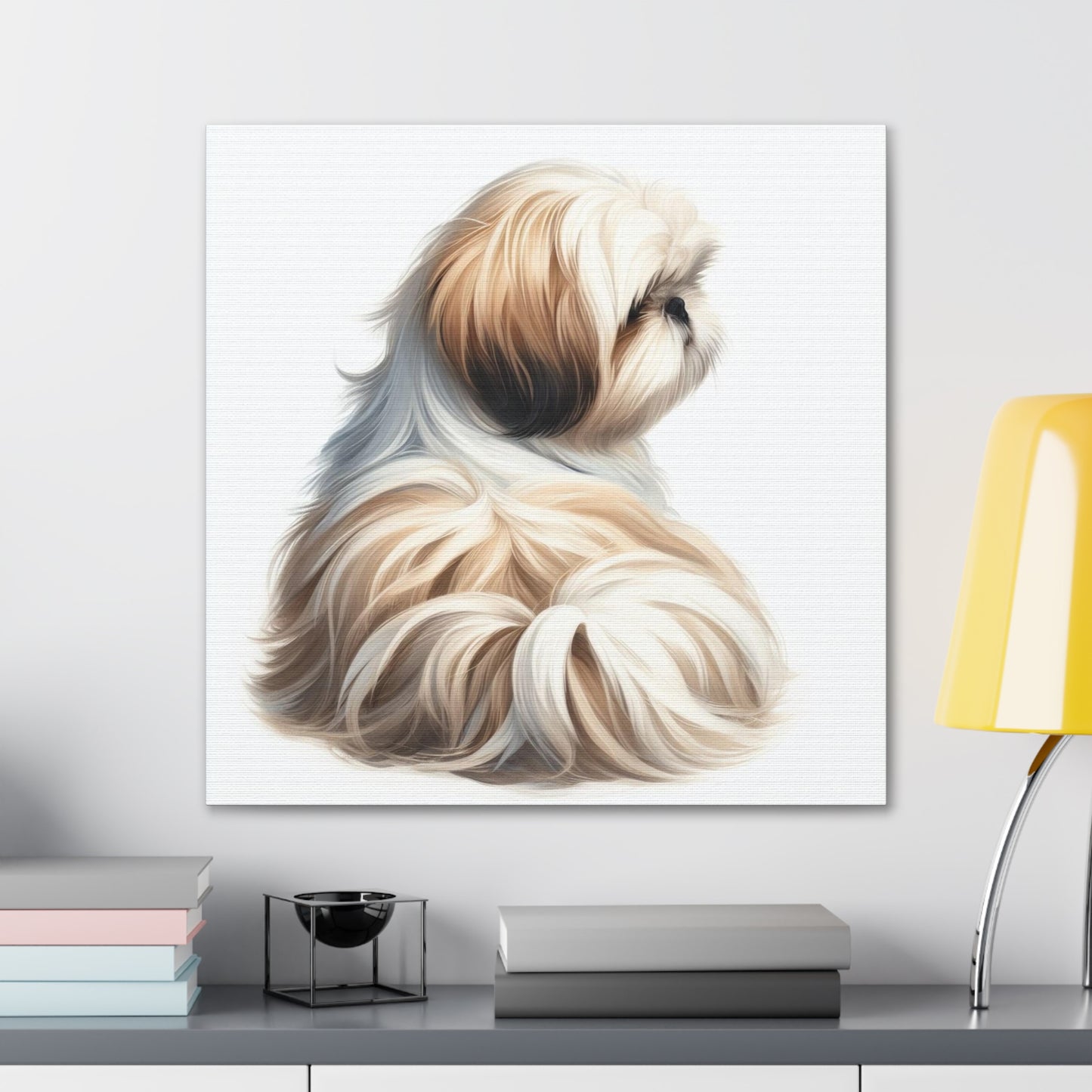 Shih tzu painting