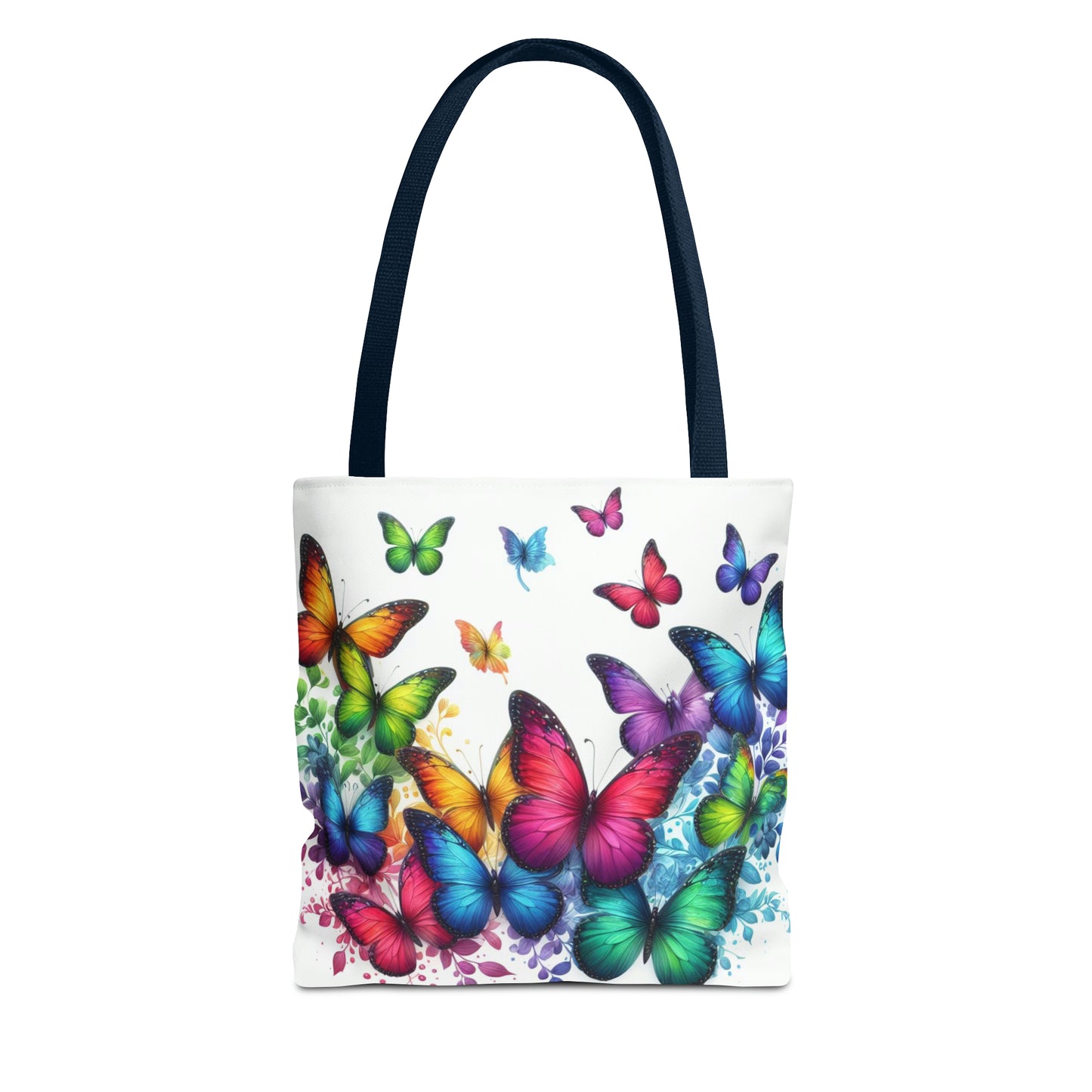 Rainbow Butterfly Tote Bag
