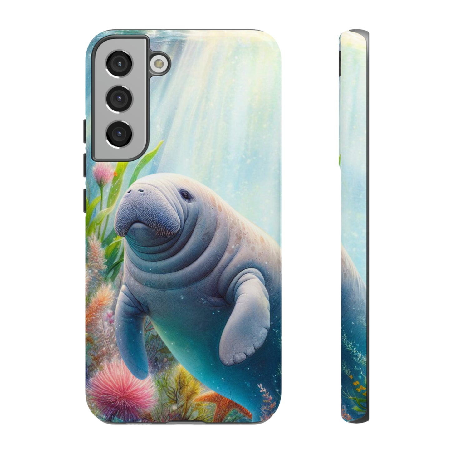 Manatee phone case protective
