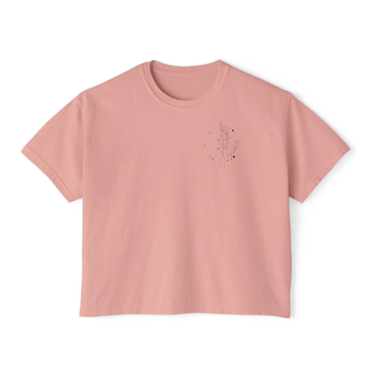 Flower Boxy Tee Women's