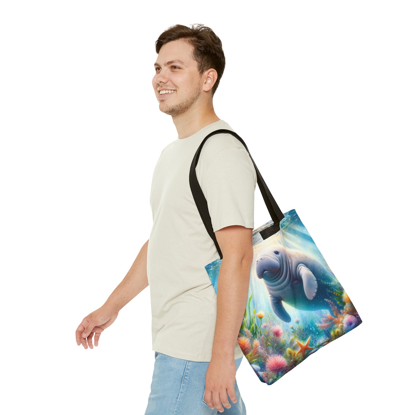 Manatee tote bag