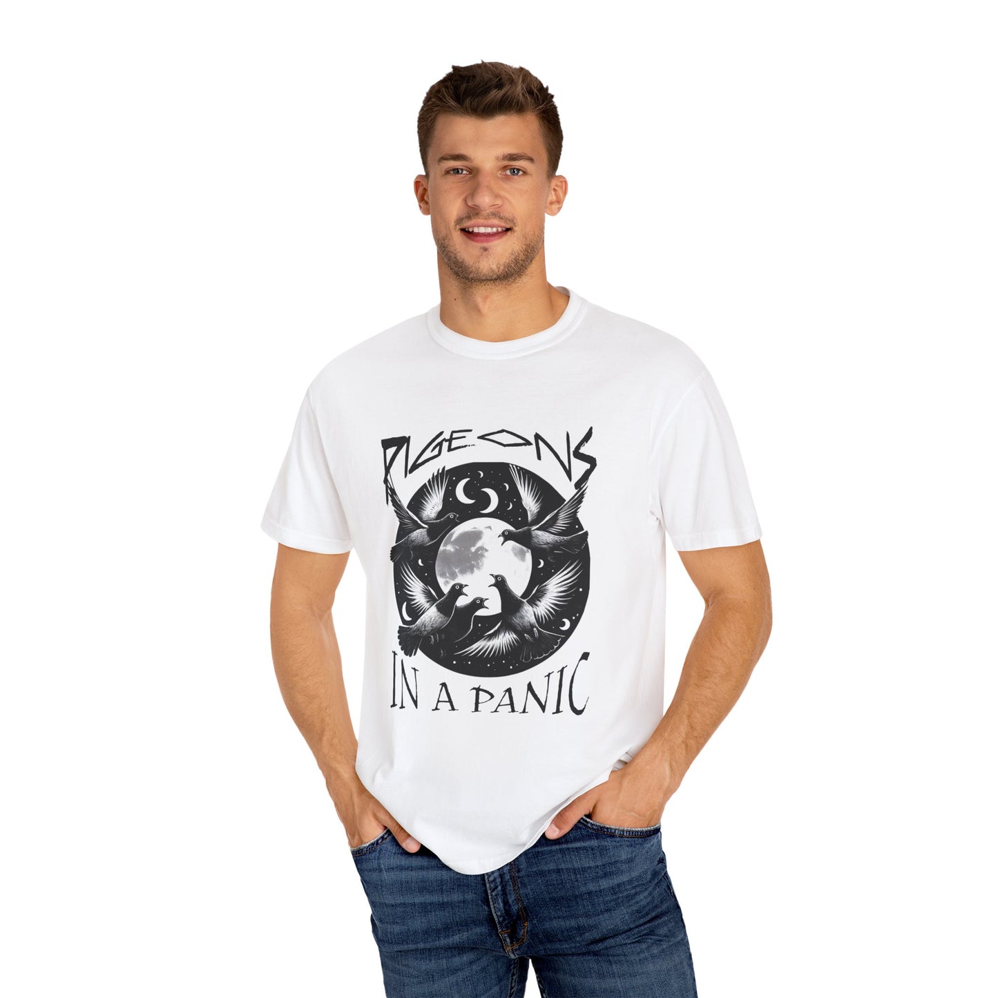 Pigeon Panic T-shirt