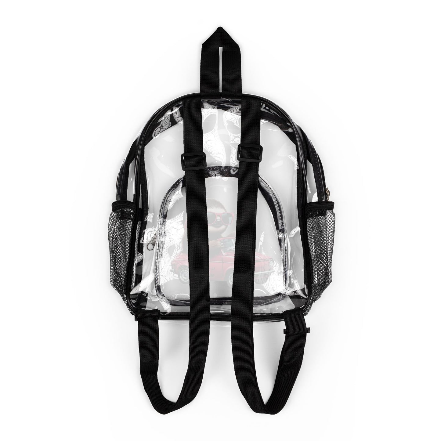Clear Stadium Backpack Cute Sloth Graphic