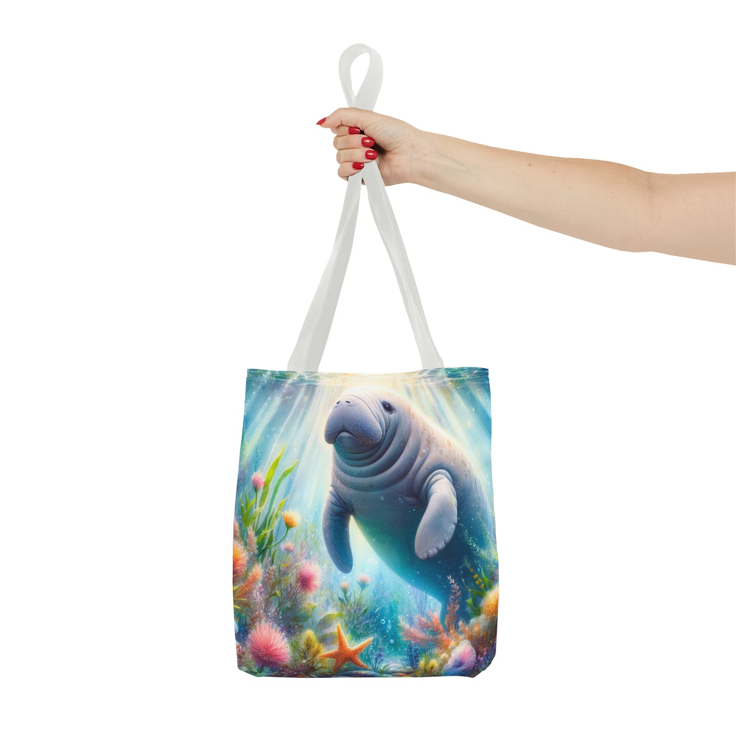 Manatee tote bag