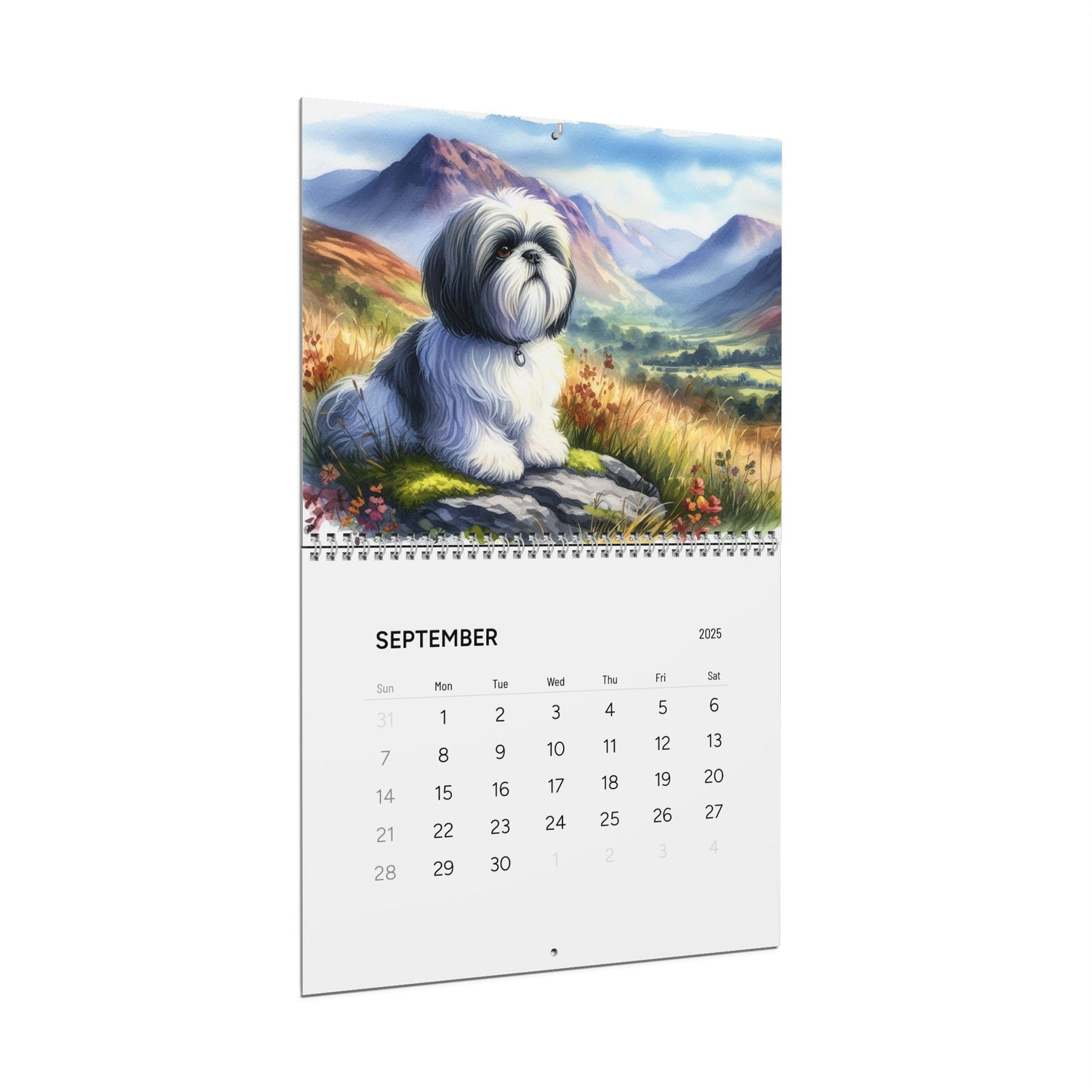 Shih Tzu Calendar 2025