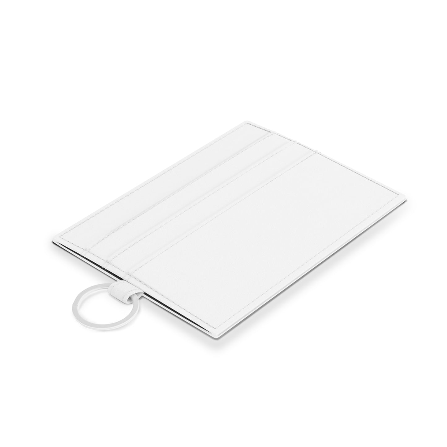 Slim wallet faux leather card holder
