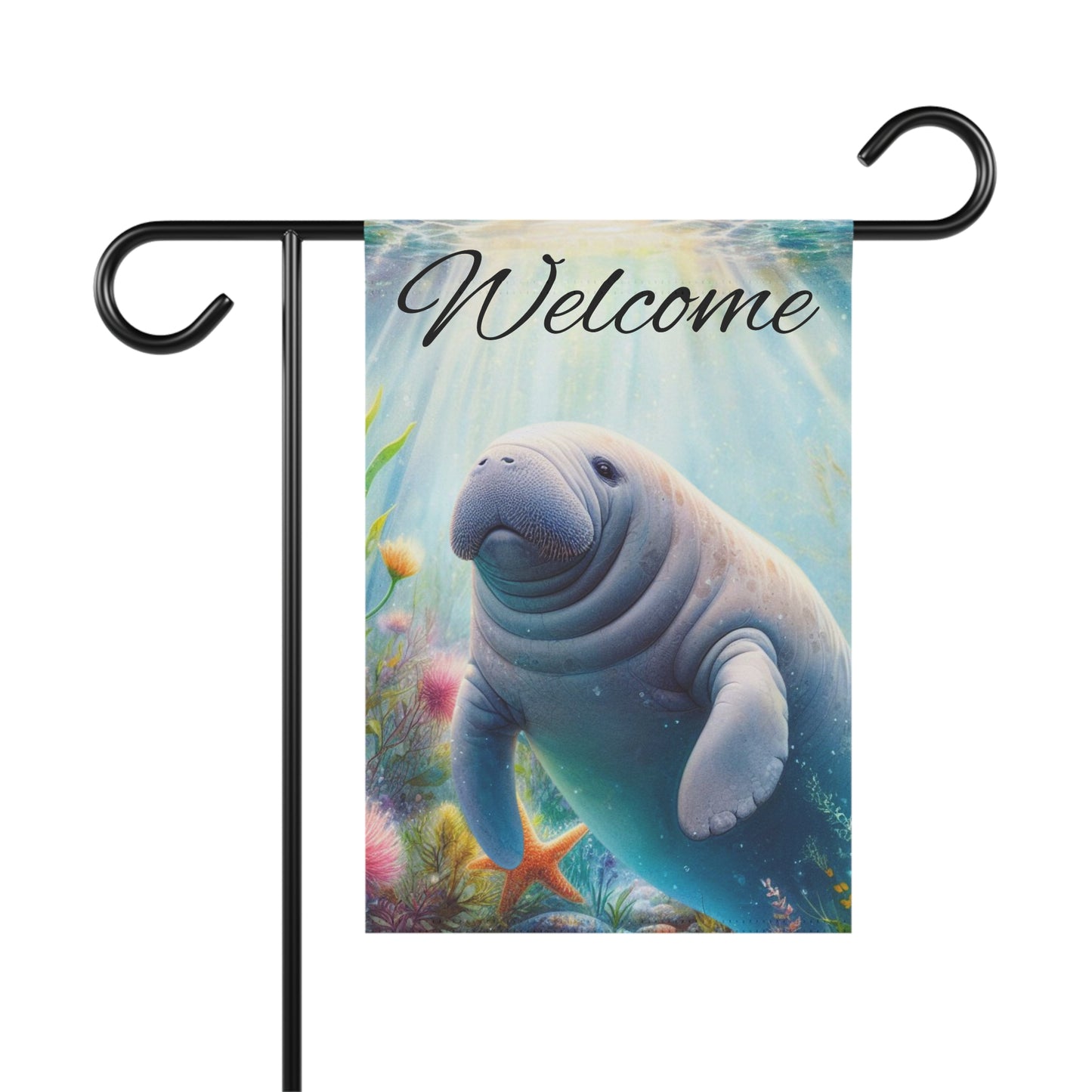 Manatee Garden Flag