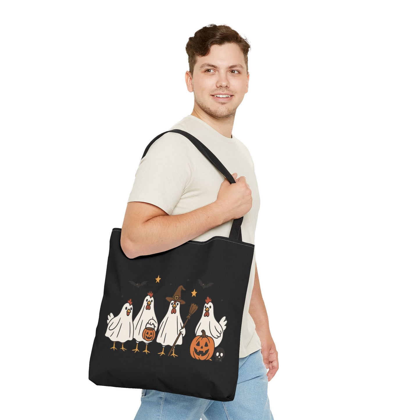 Chicken Halloween Tote Bag