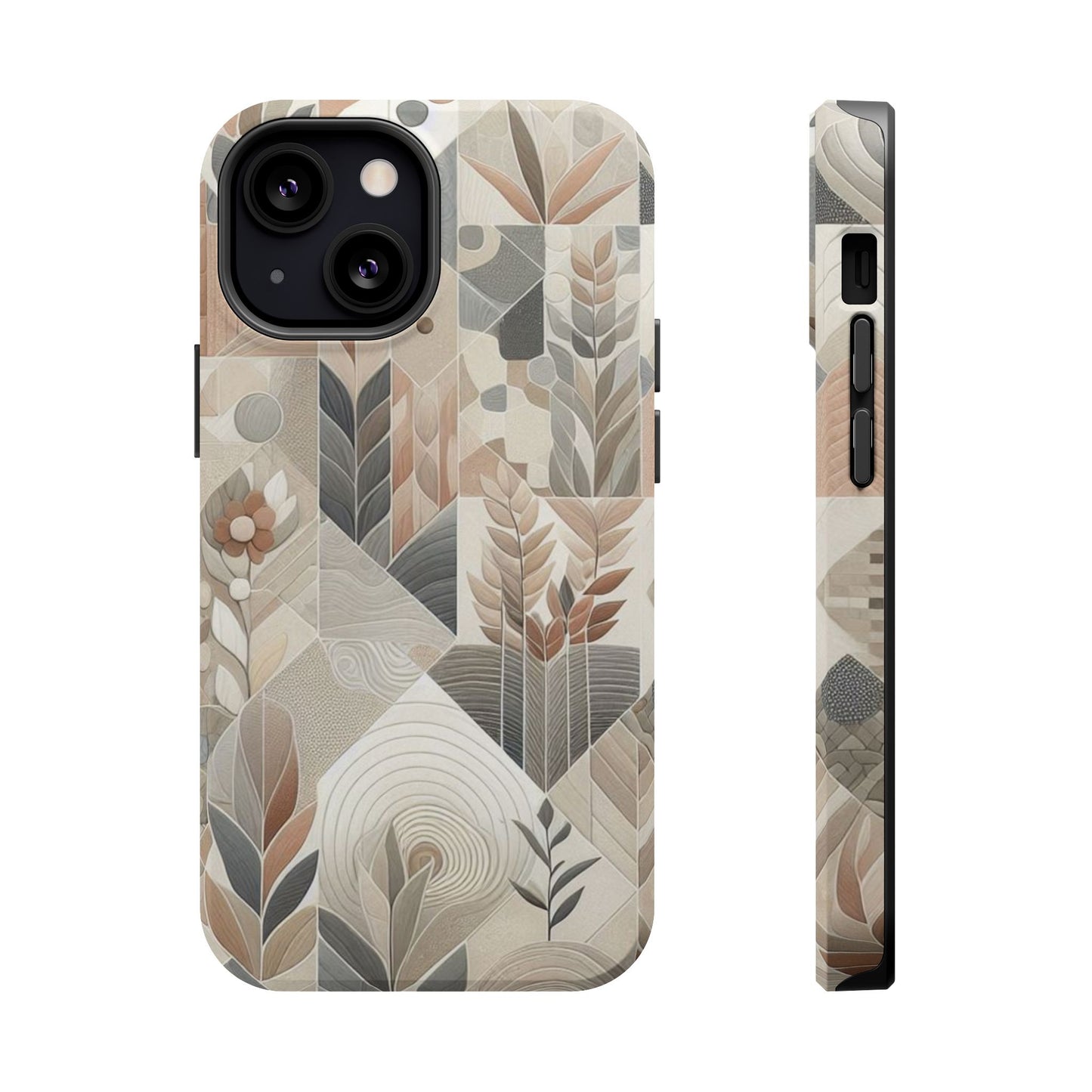 Boho Mosaic Phone Case Magnetic