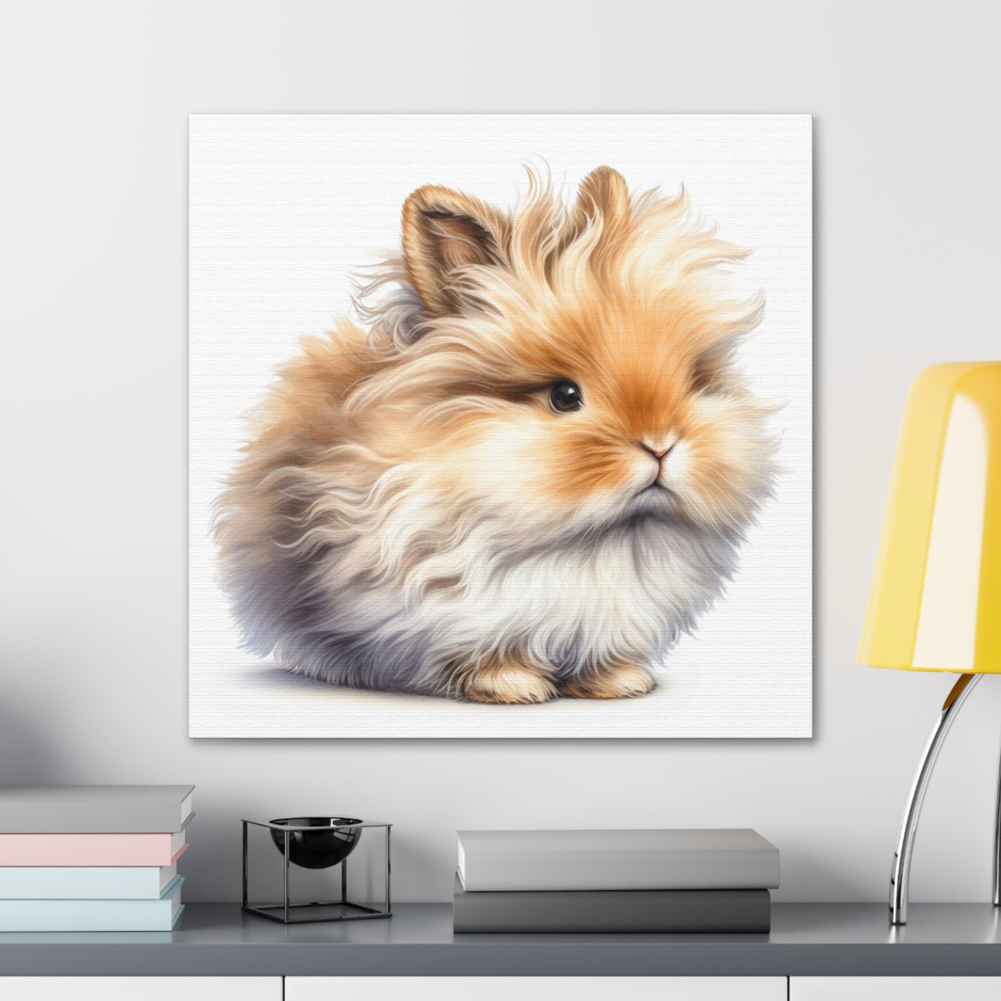 Fluffy Bunny painting