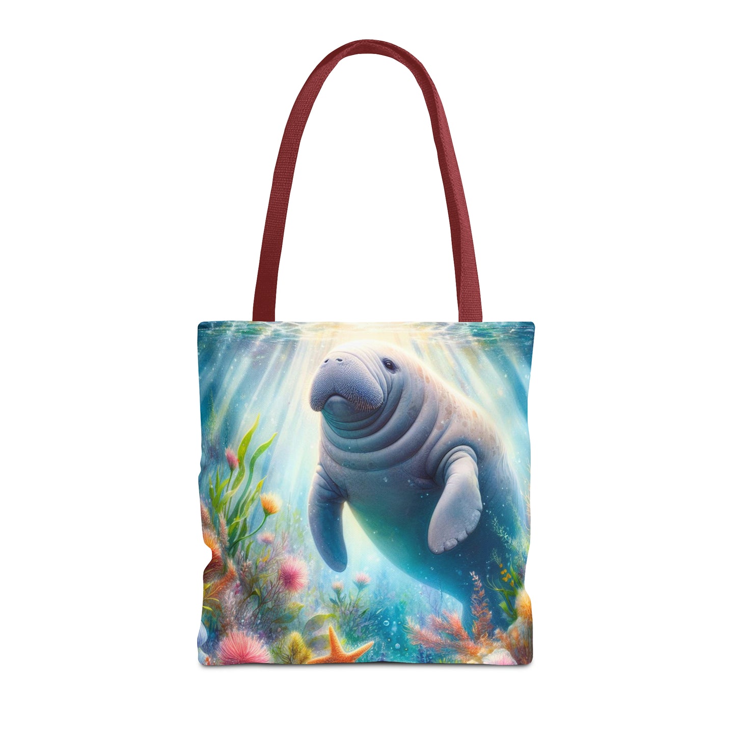 Manatee tote bag