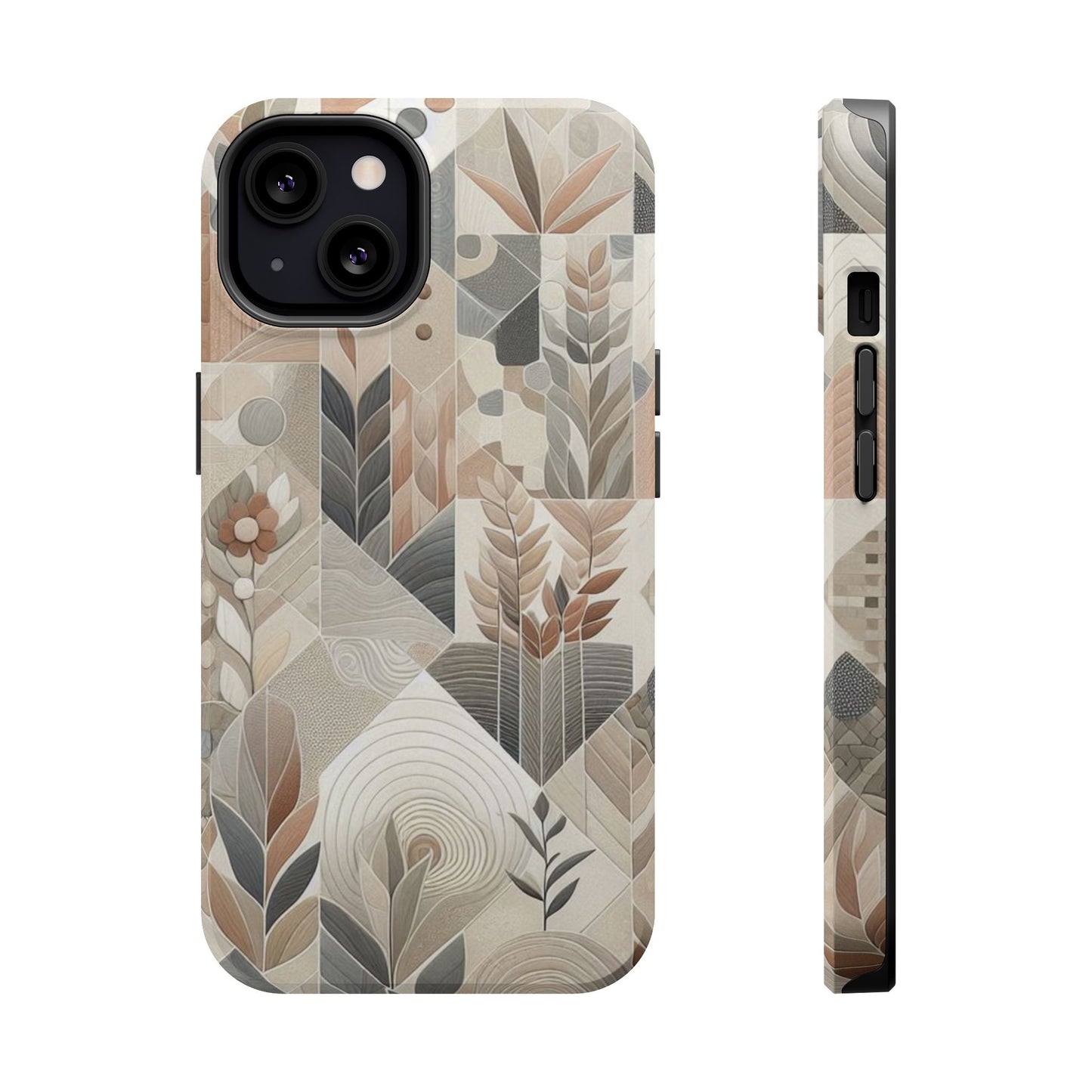 Boho Mosaic Phone Case Magnetic