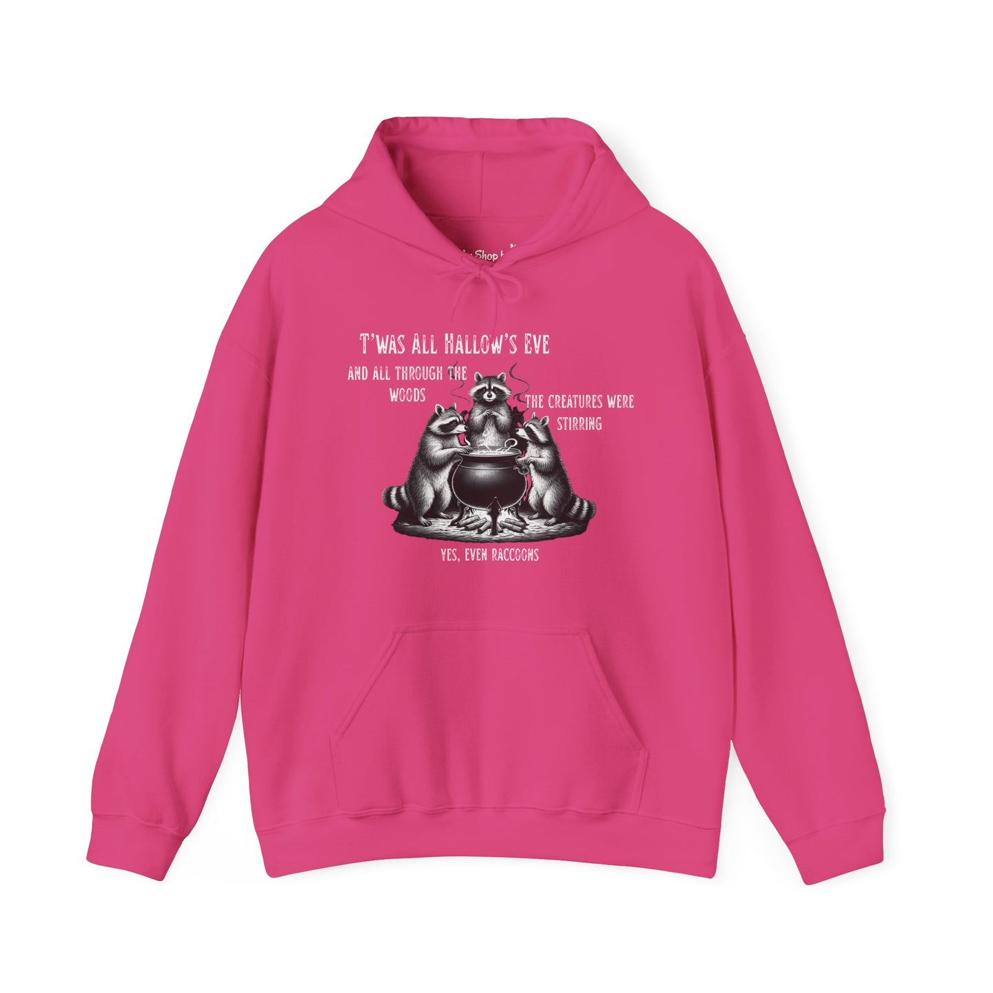 Raccoon Cauldron Halloween Hoodie