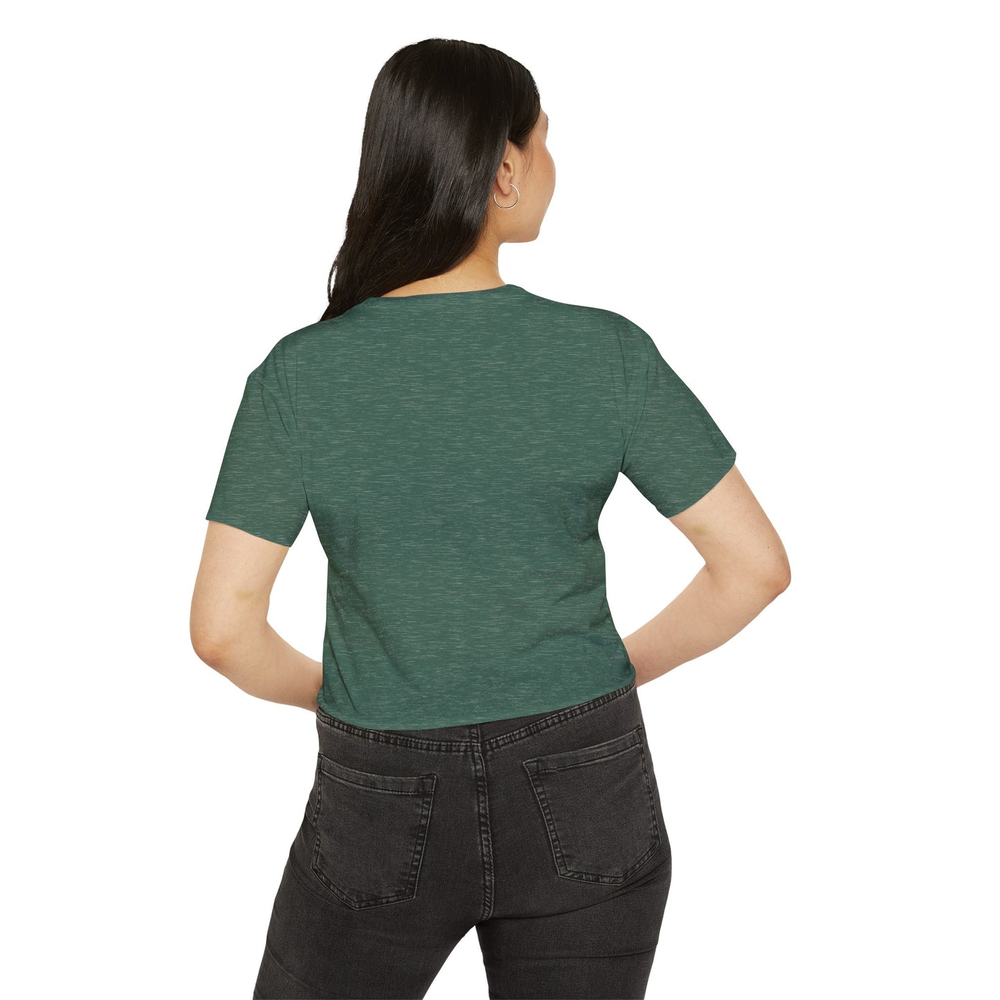 Gold Cropped Tee Women's