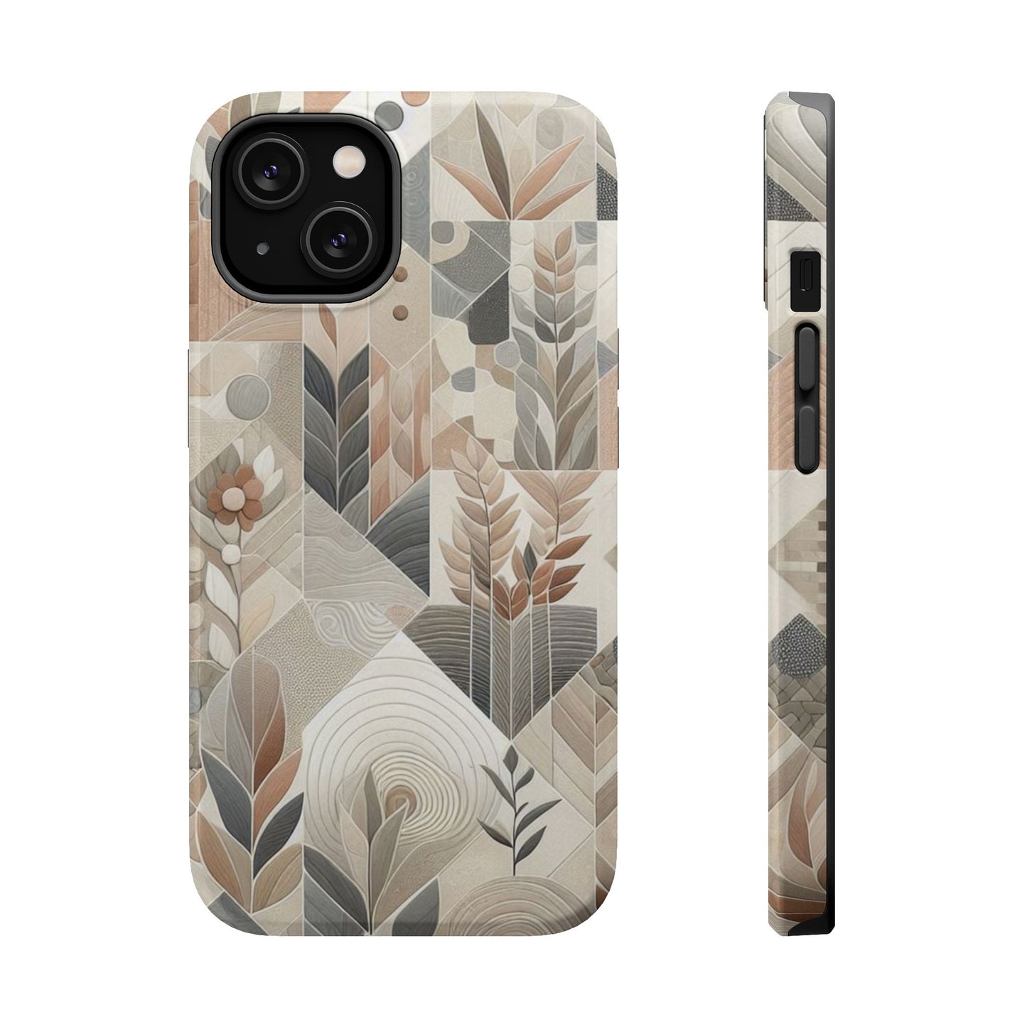 Boho Mosaic Phone Case Magnetic