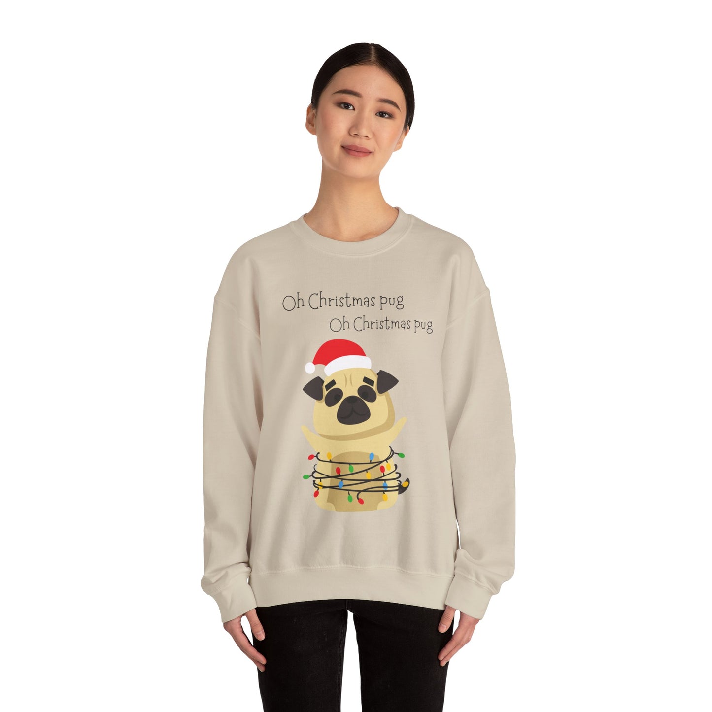Christmas Pug Sweatshirt