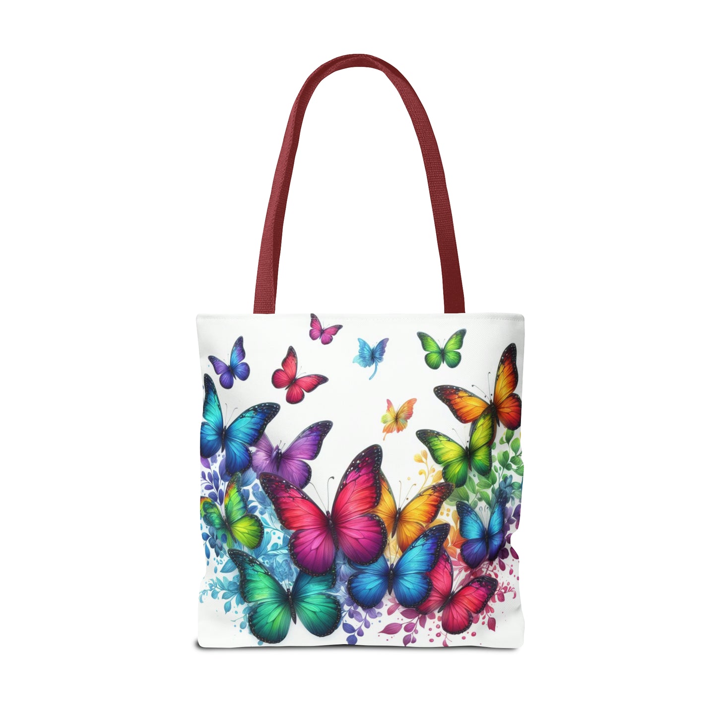 Rainbow Butterfly Tote Bag