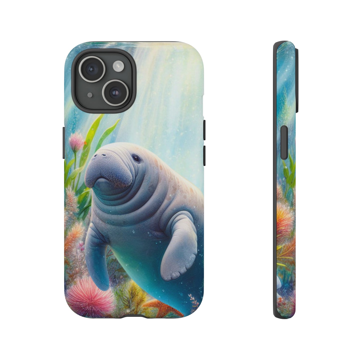 Manatee phone case protective
