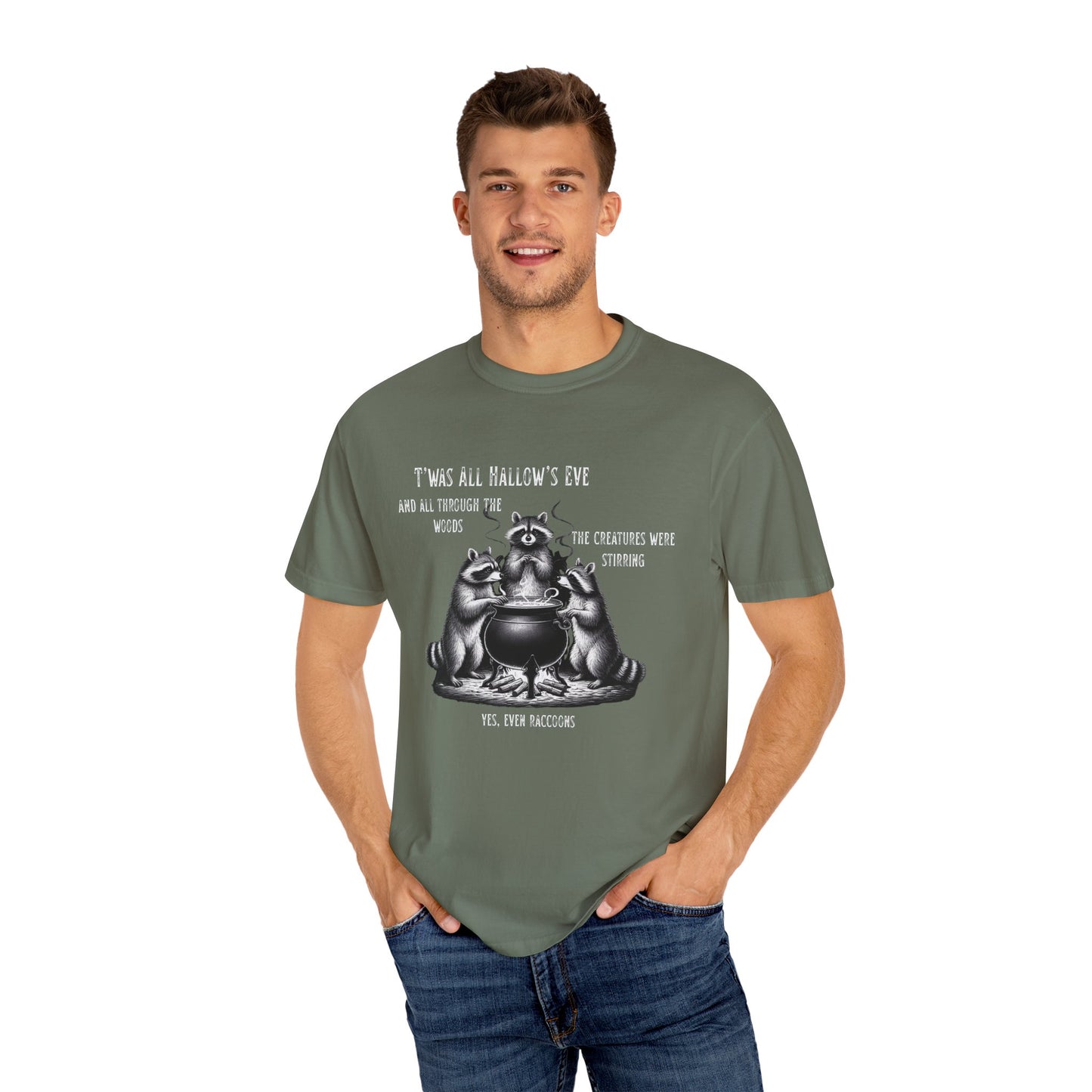 Raccoon Halloween Unisex T-shirt