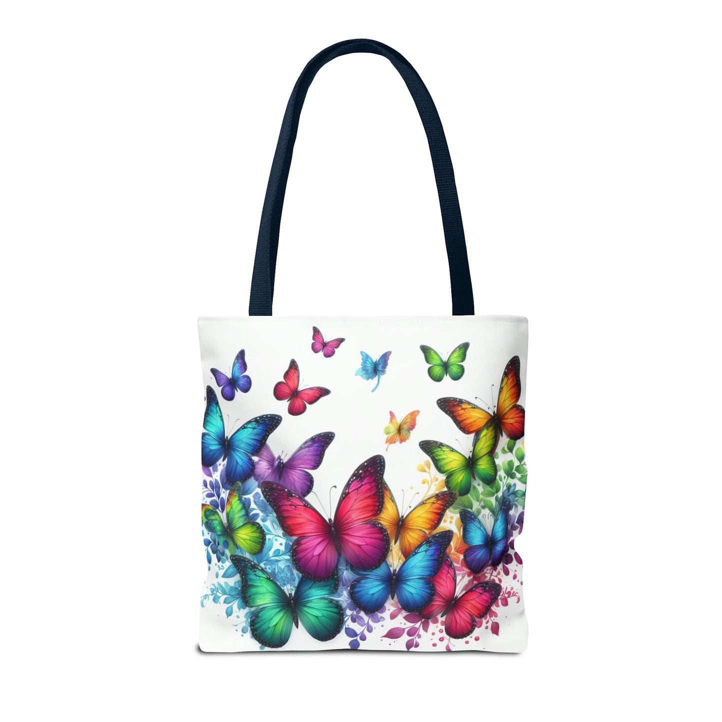 Rainbow Butterfly Tote Bag