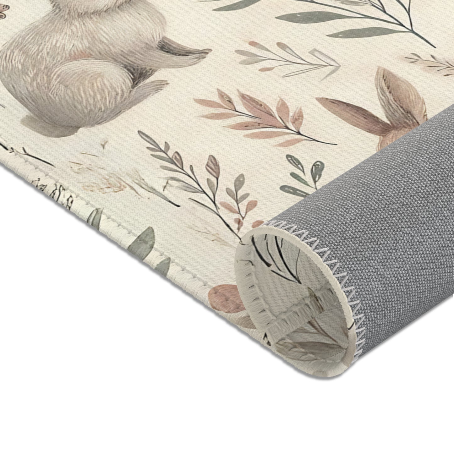 Cottagecore Rug Bunny Area Rug