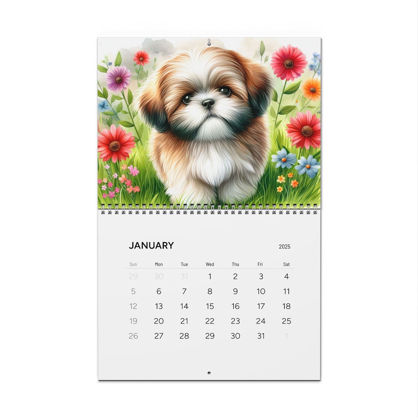 Shih Tzu Calendar 2025