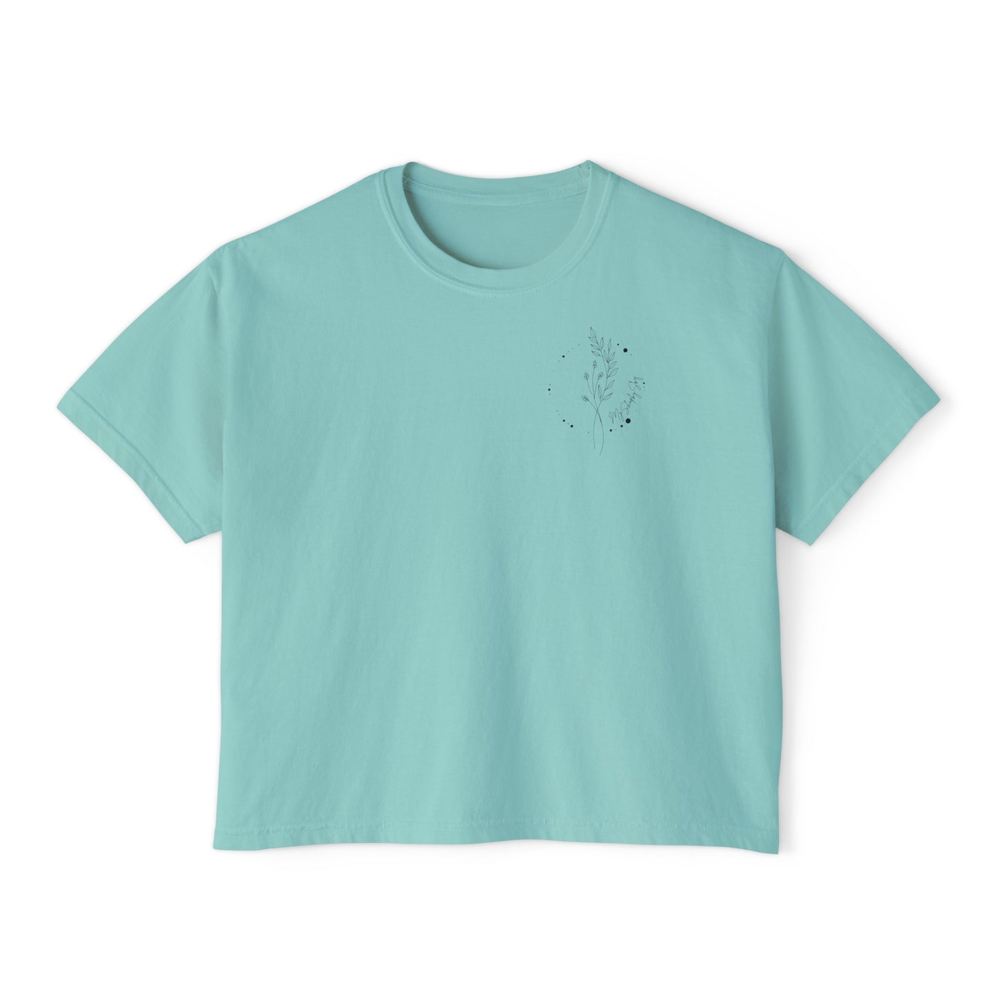 Flower Boxy Tee Women's