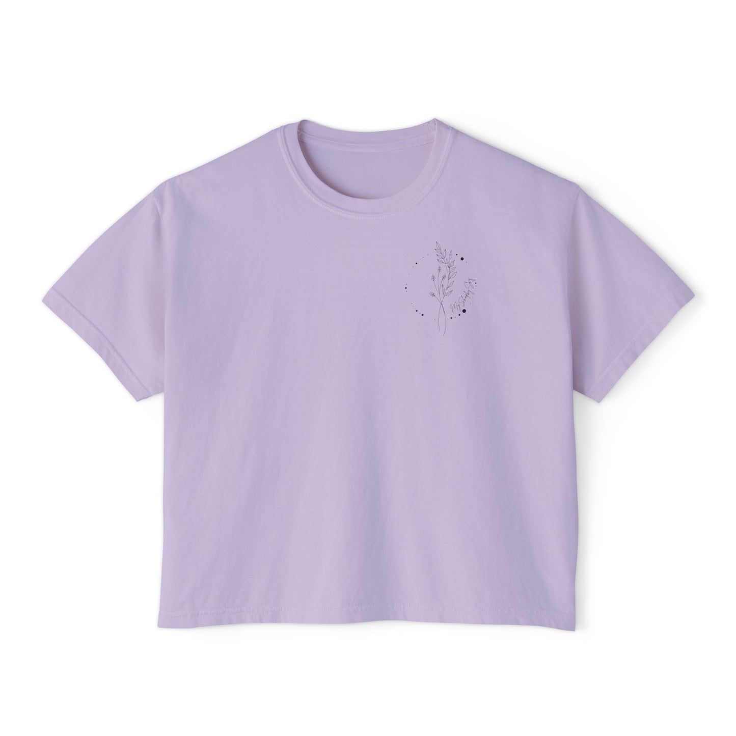 Flower Boxy Tee Women's