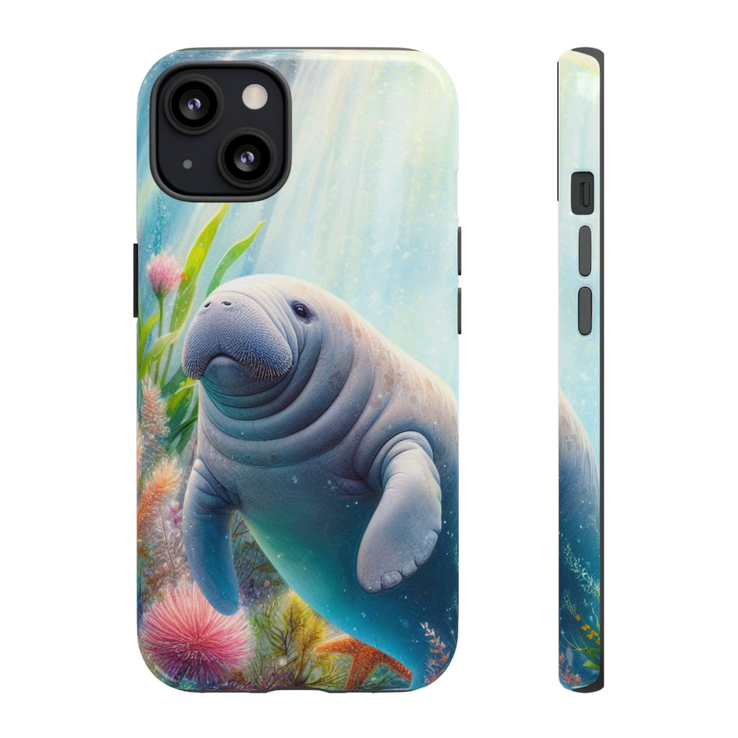 Manatee phone case protective